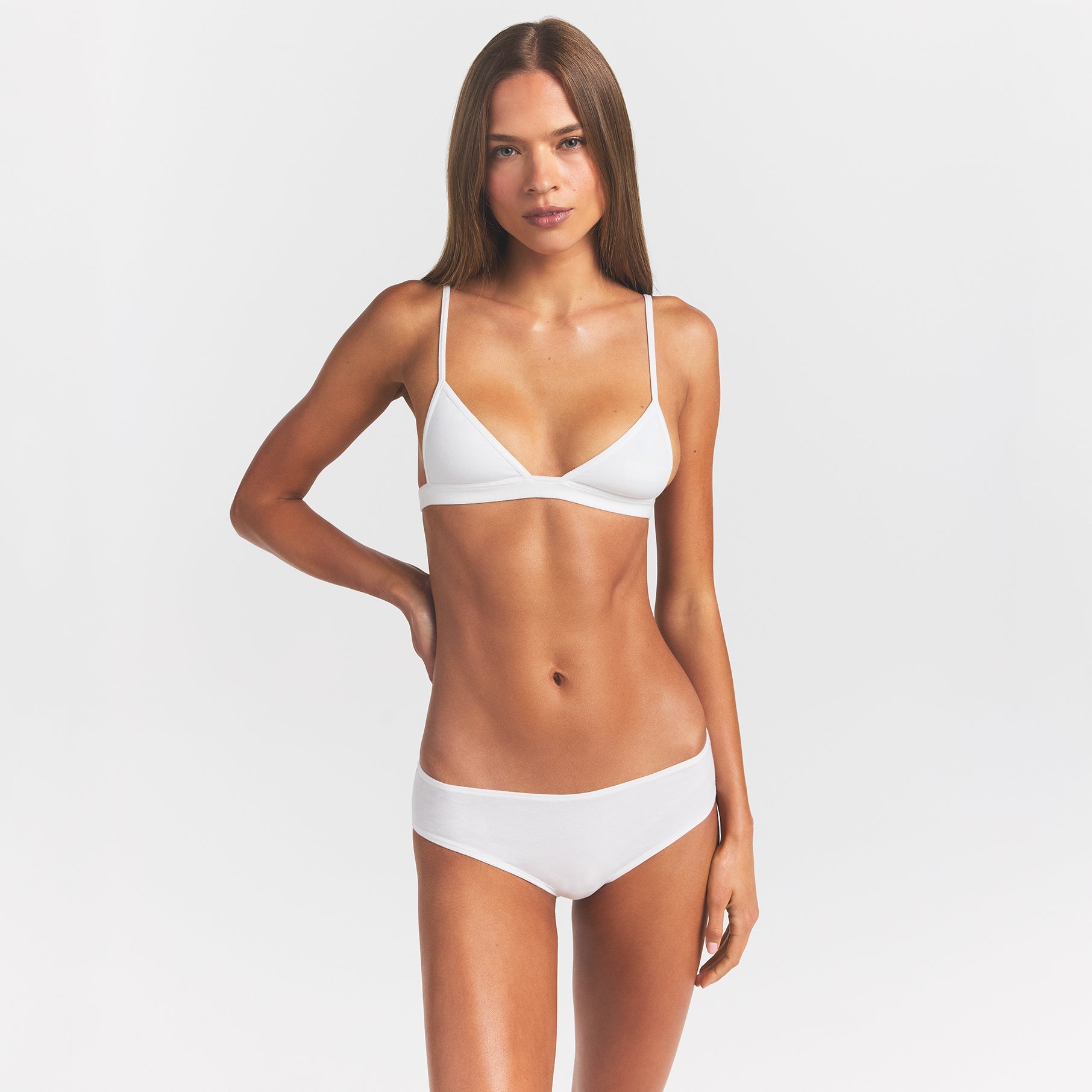 Everyday Cotton Triangle Bralette
