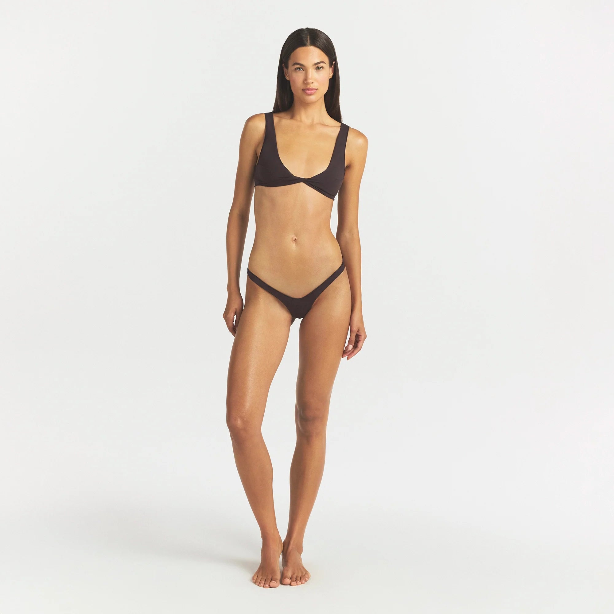Raw Edge Micro Plunge Bralette