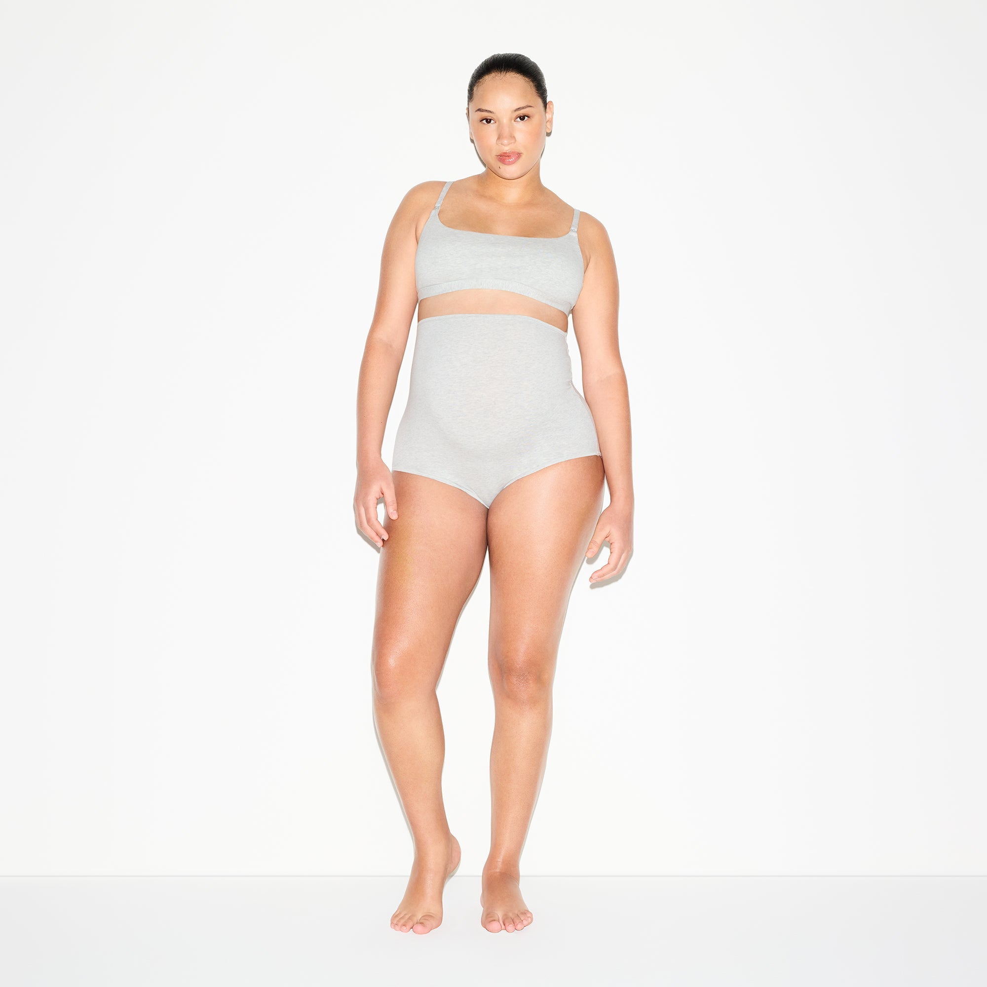 Cotton Jersey Maternity Nursing Scoop Bralette 2-pack
