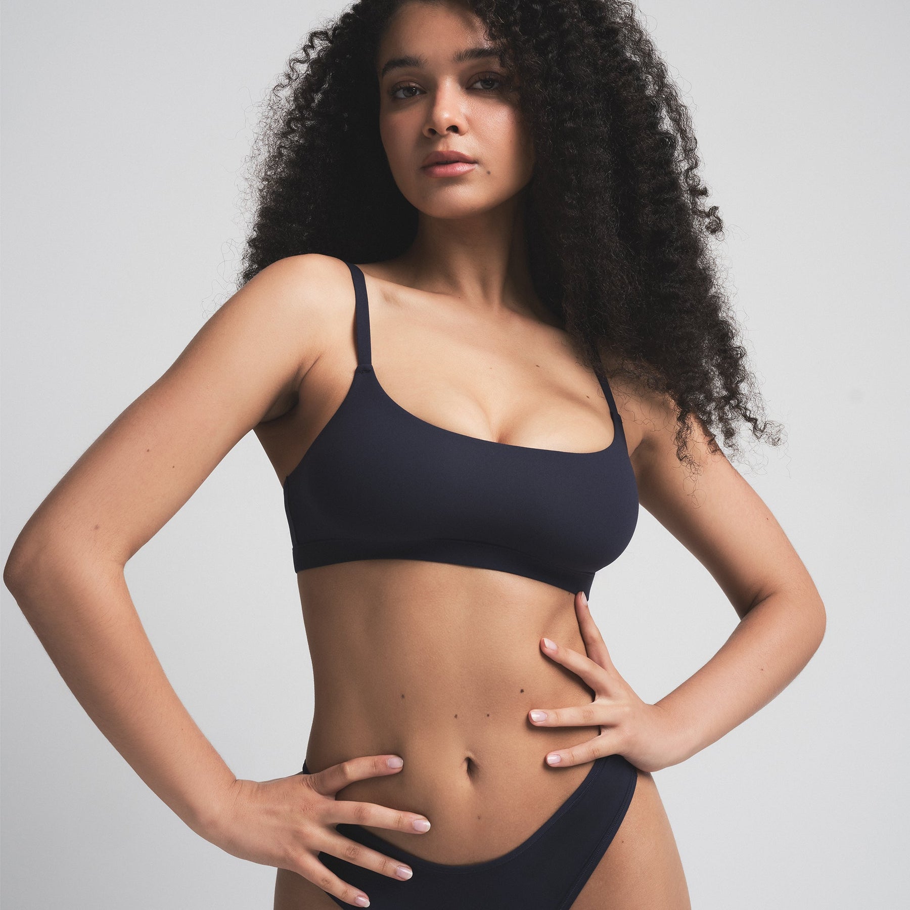 FITS EVERYBODY SCOOP BRALETTE 2-PACK | ONYX SNOWFLAKE FAIR ISLE AND NAVY