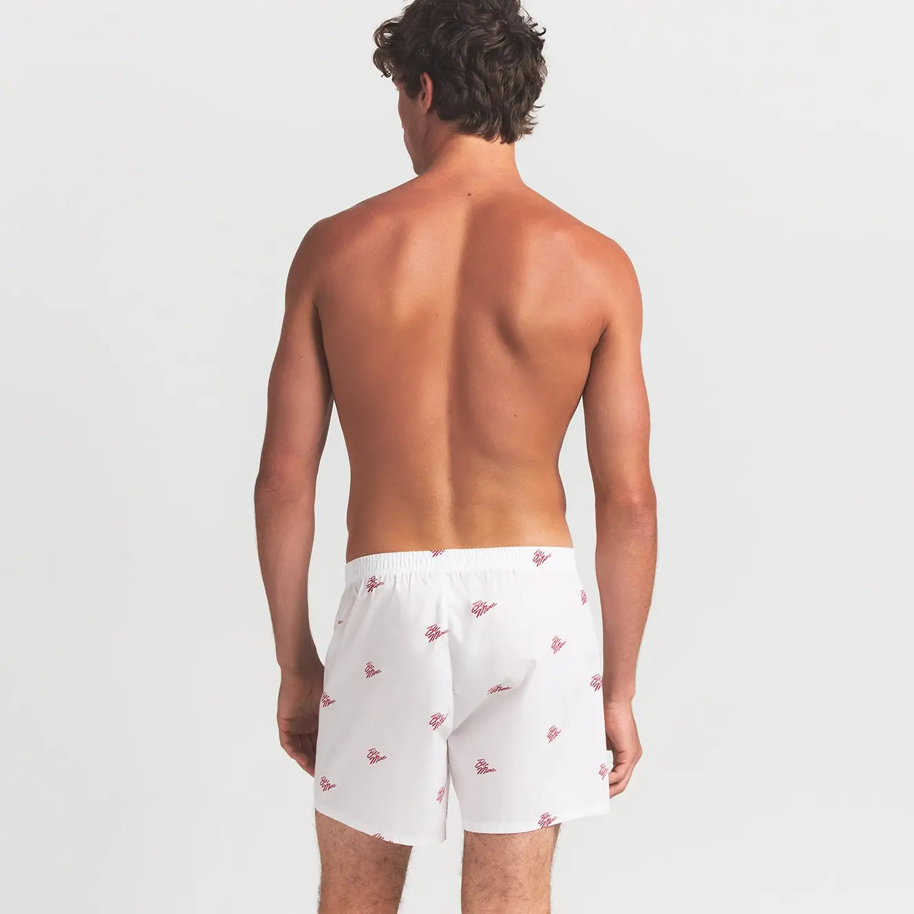COTTON POPLIN MENS BOXER | CHALK BE MINE