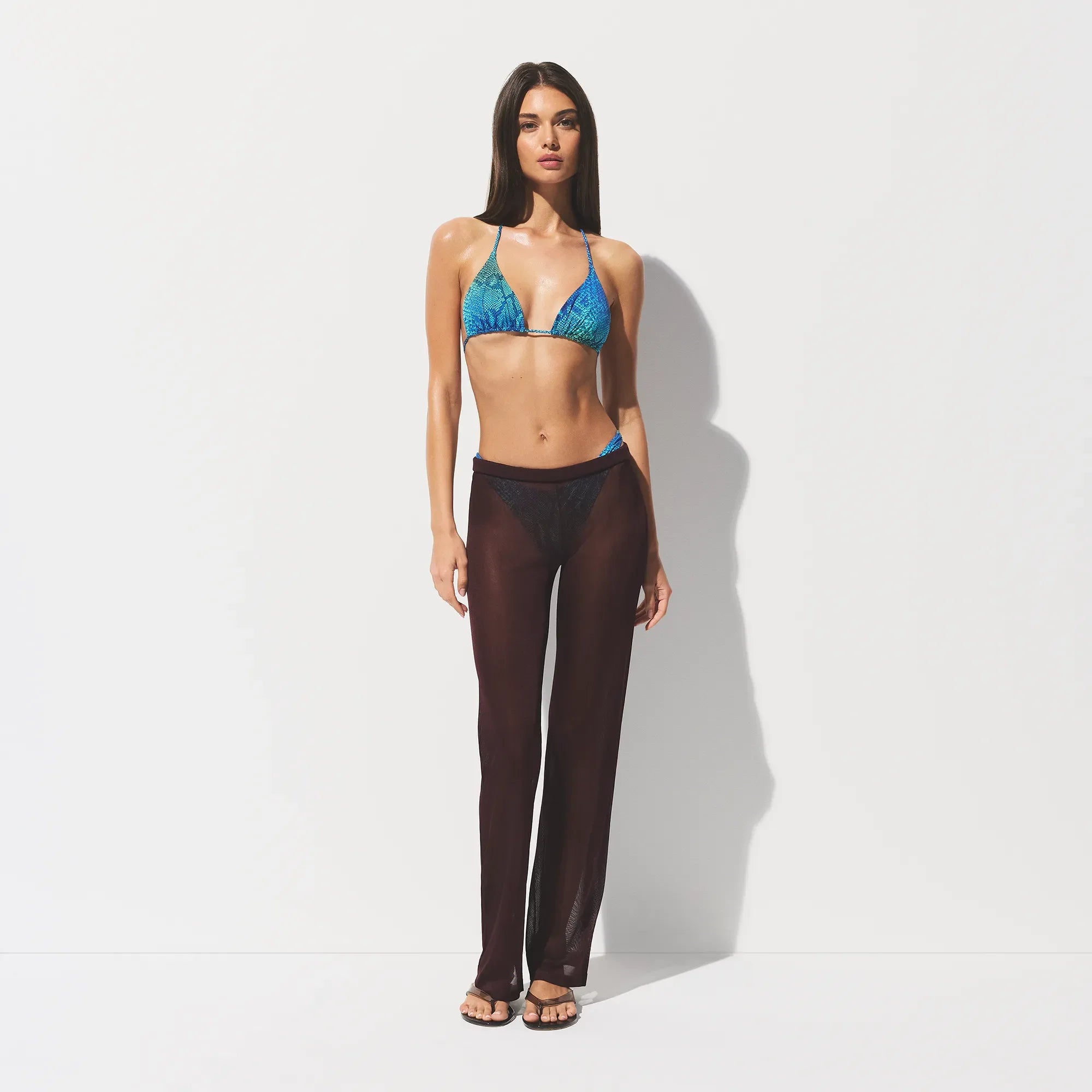 Slinky Knit Low Rise Pant