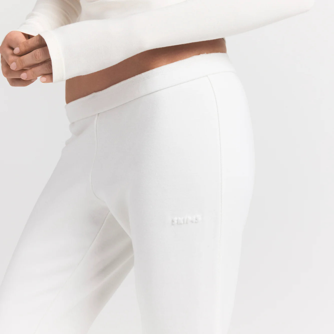 Cotton Fleece Slim Pant