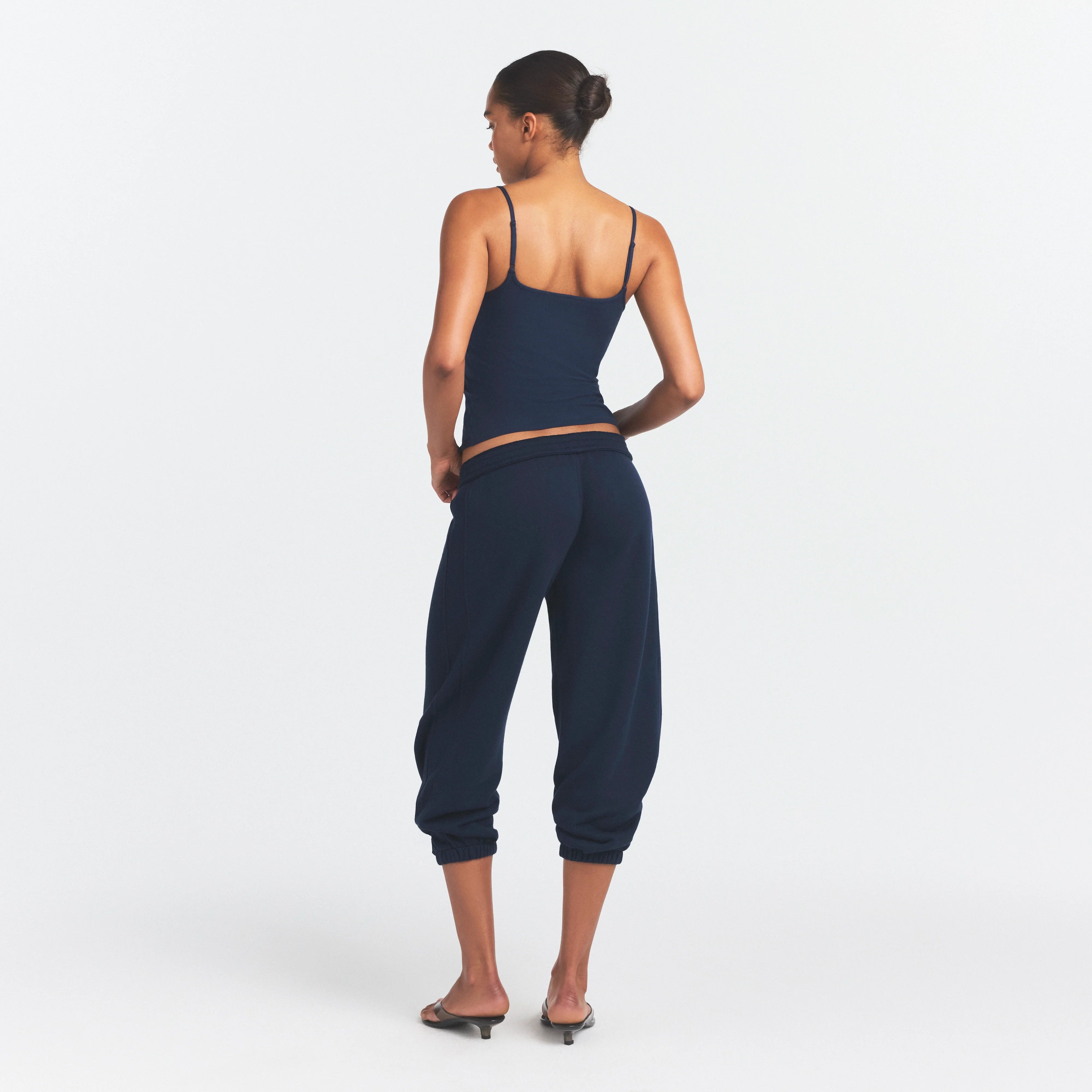 Drapey French Terry Cropped Jogger