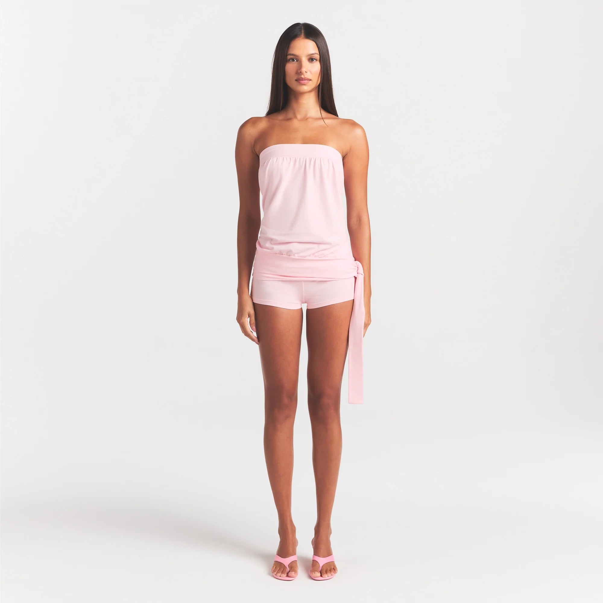 Cotton Jersey Foldover Short