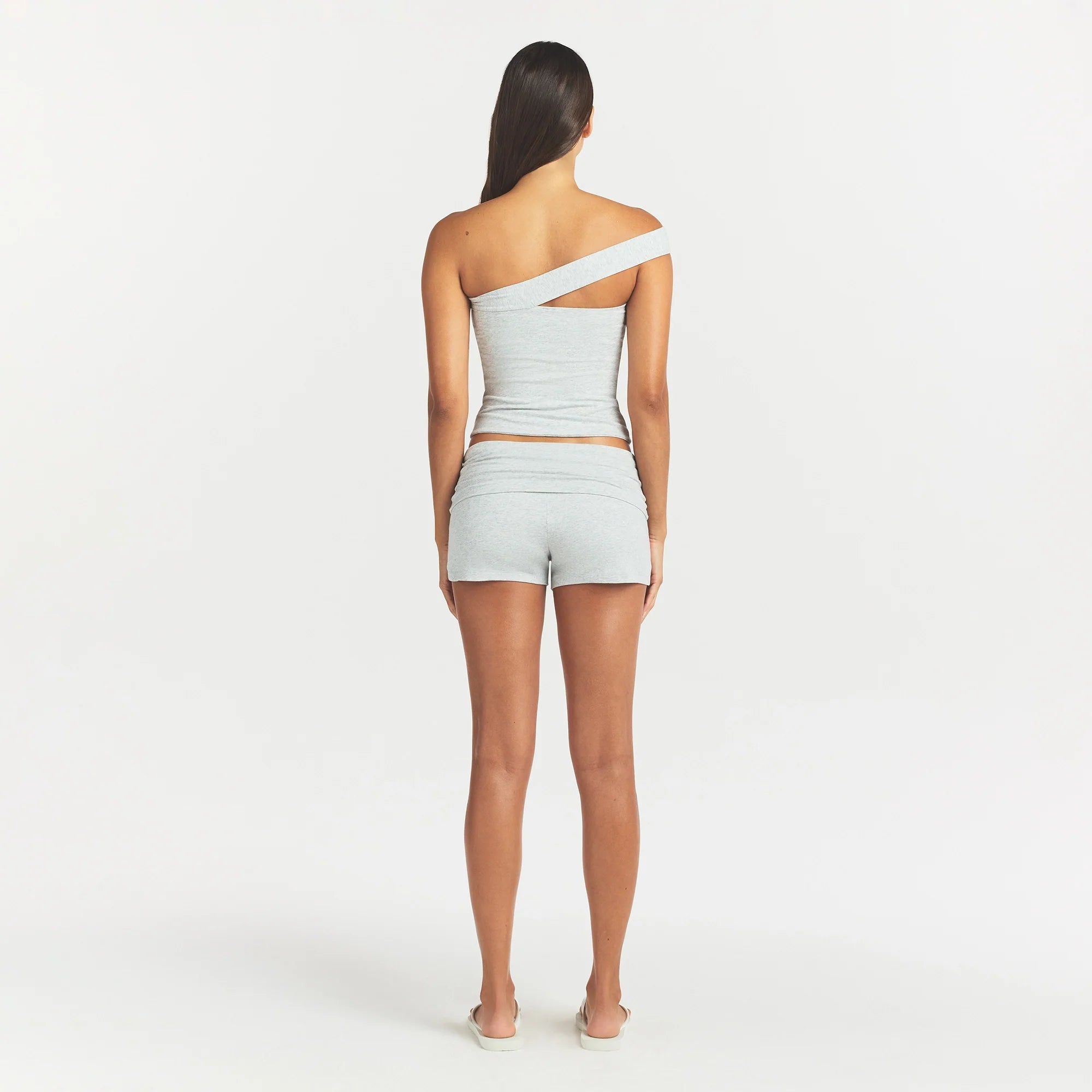 Cotton Jersey Foldover Short
