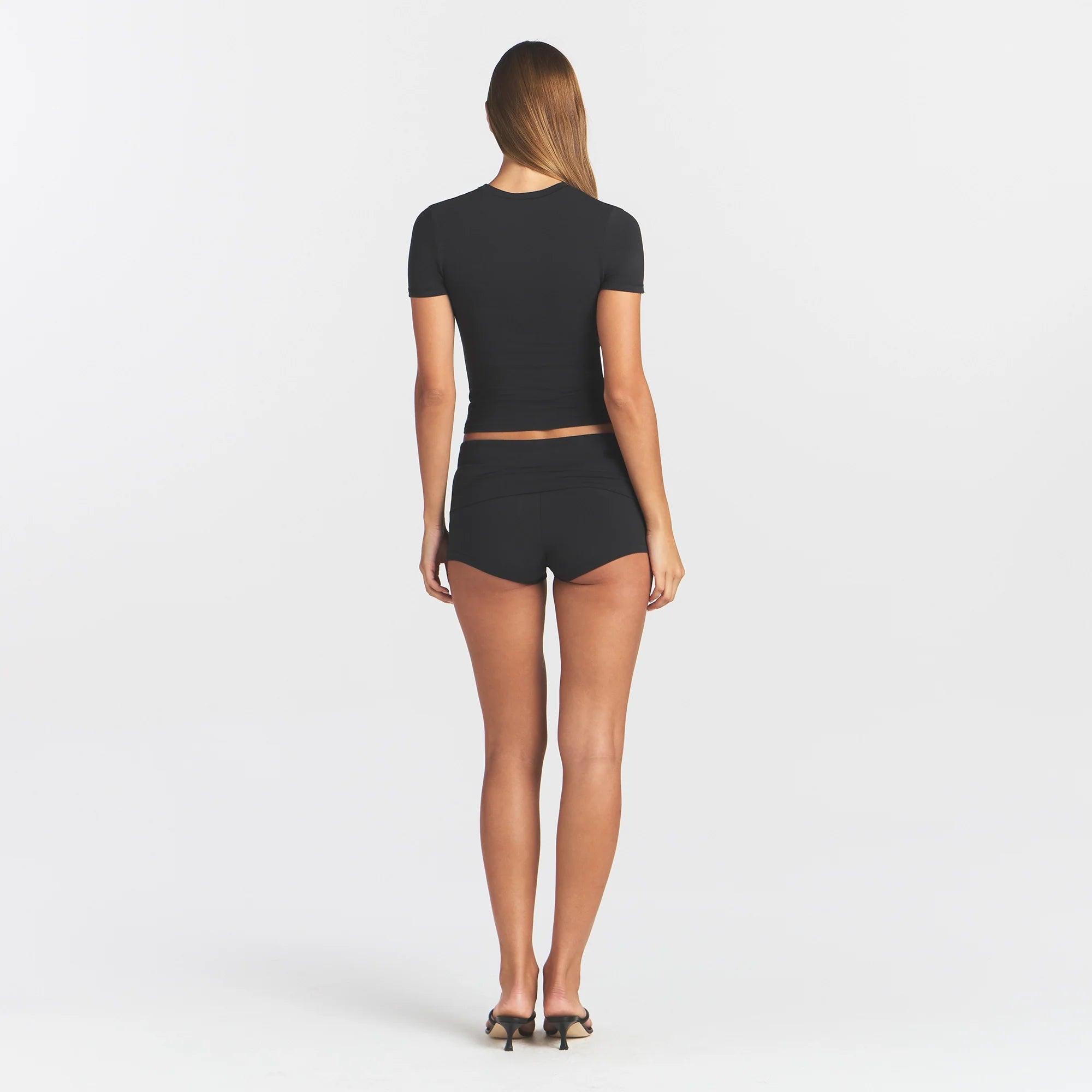 Cotton Jersey Foldover Short