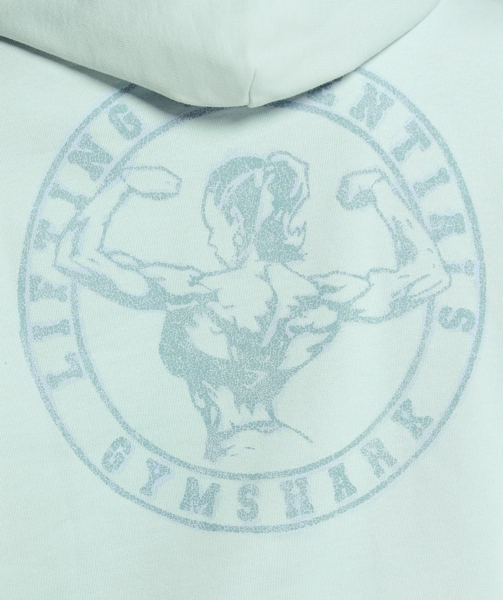 Gymshark Back Gains Graphic Hoodie - Morning Blue