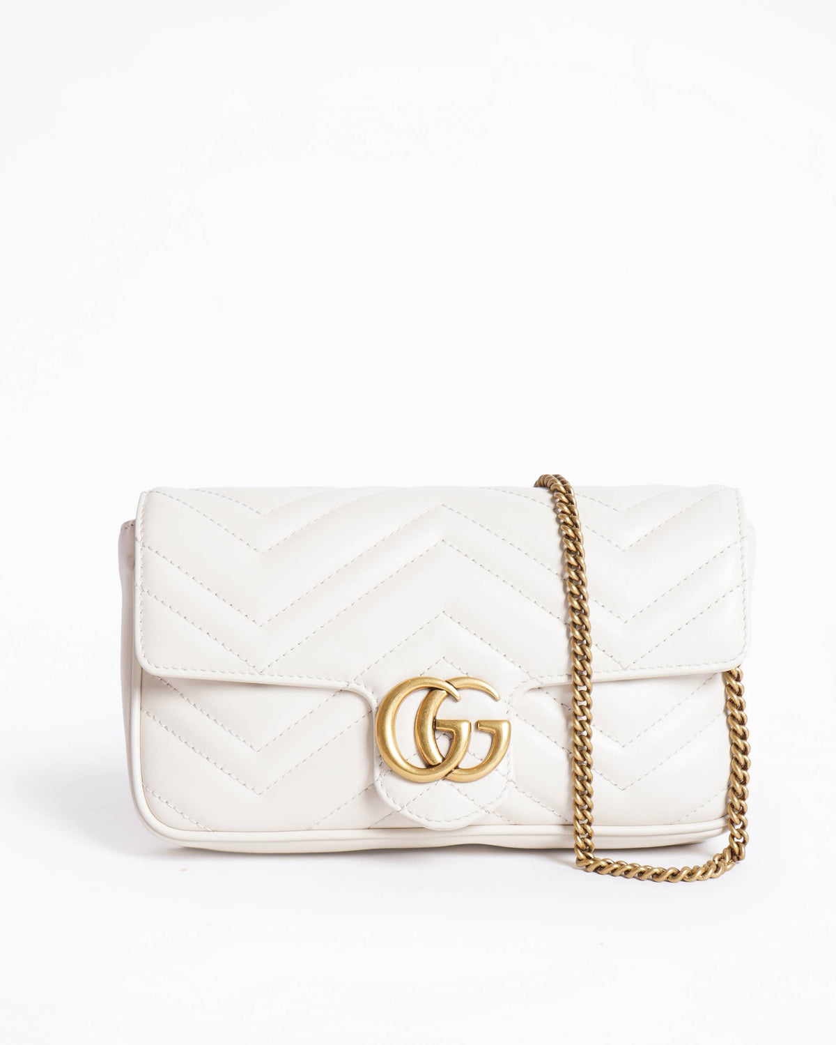Gucci GG Marmont Patent Leather Shoulder Bag