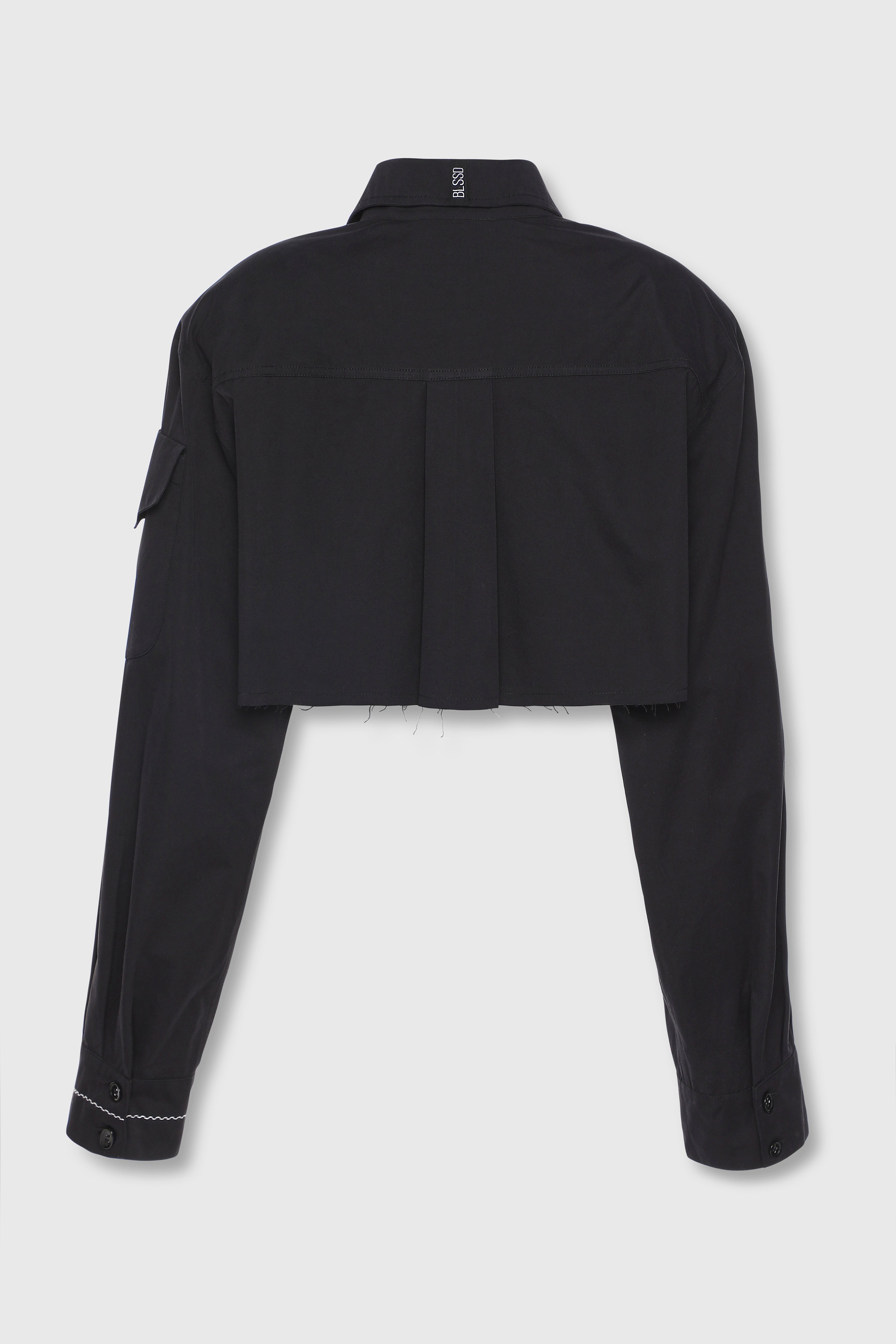 BOXY CROP SHIRT