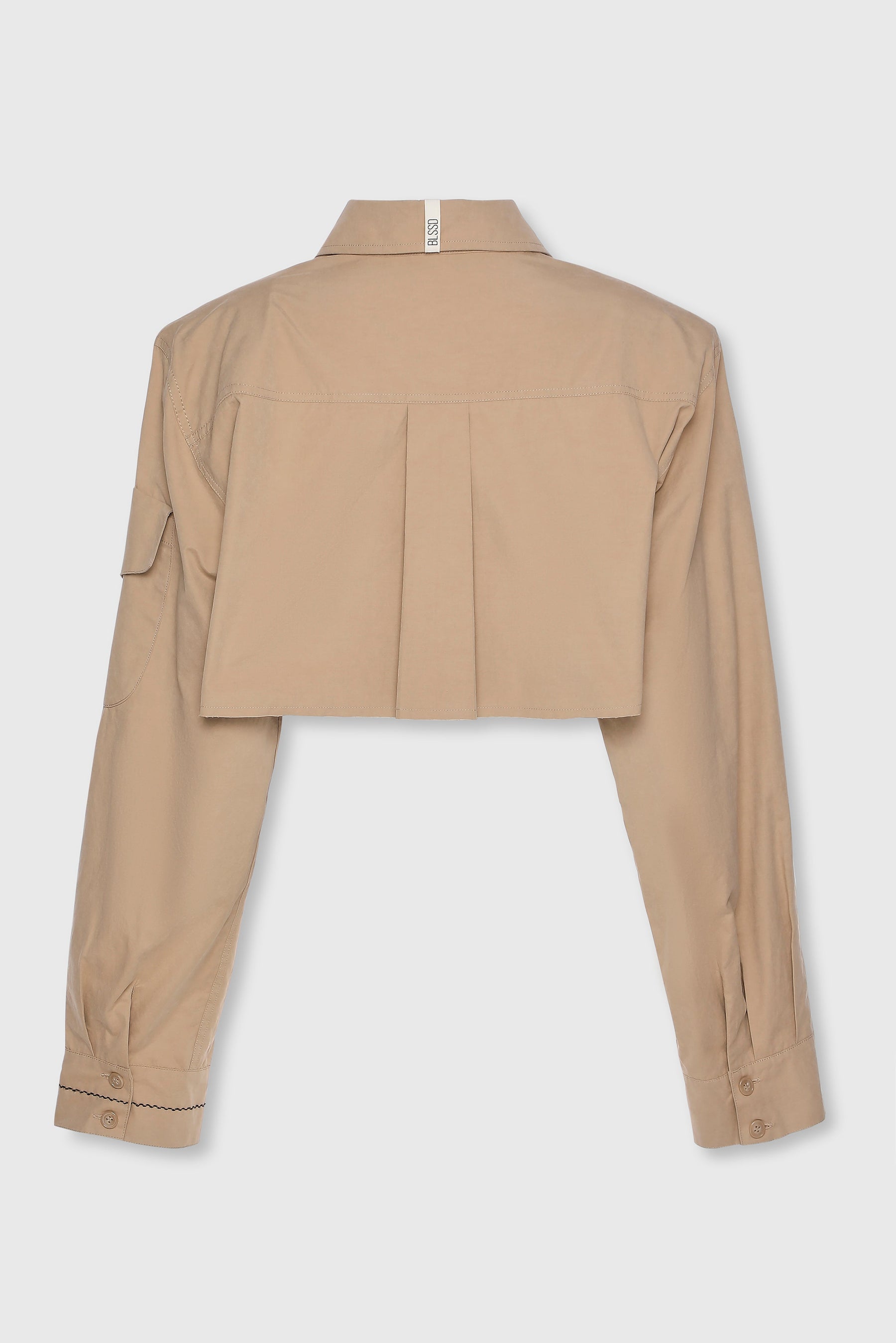 BOXY CROP SHIRT