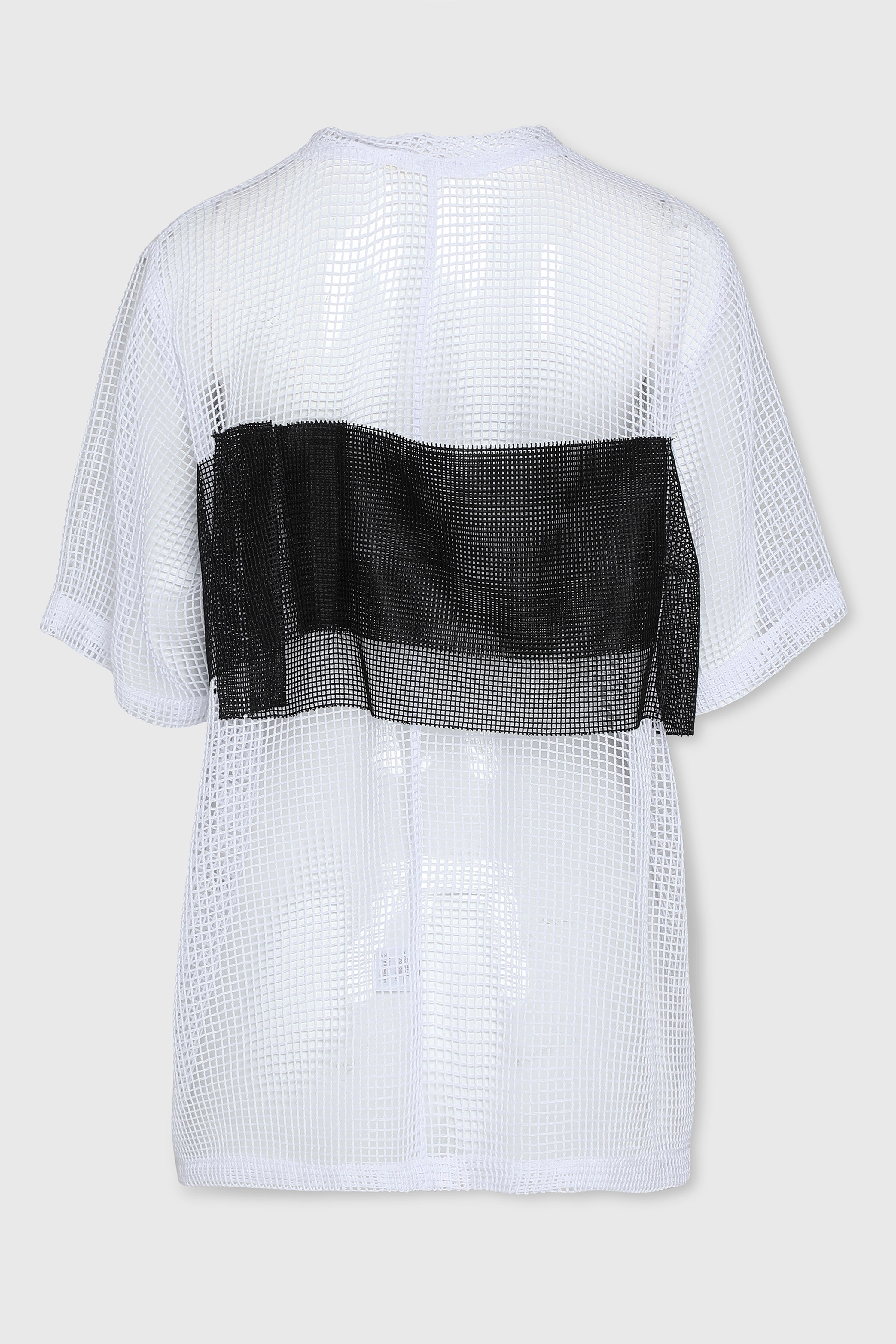 DOUBLE MESH BANDAGE TEE