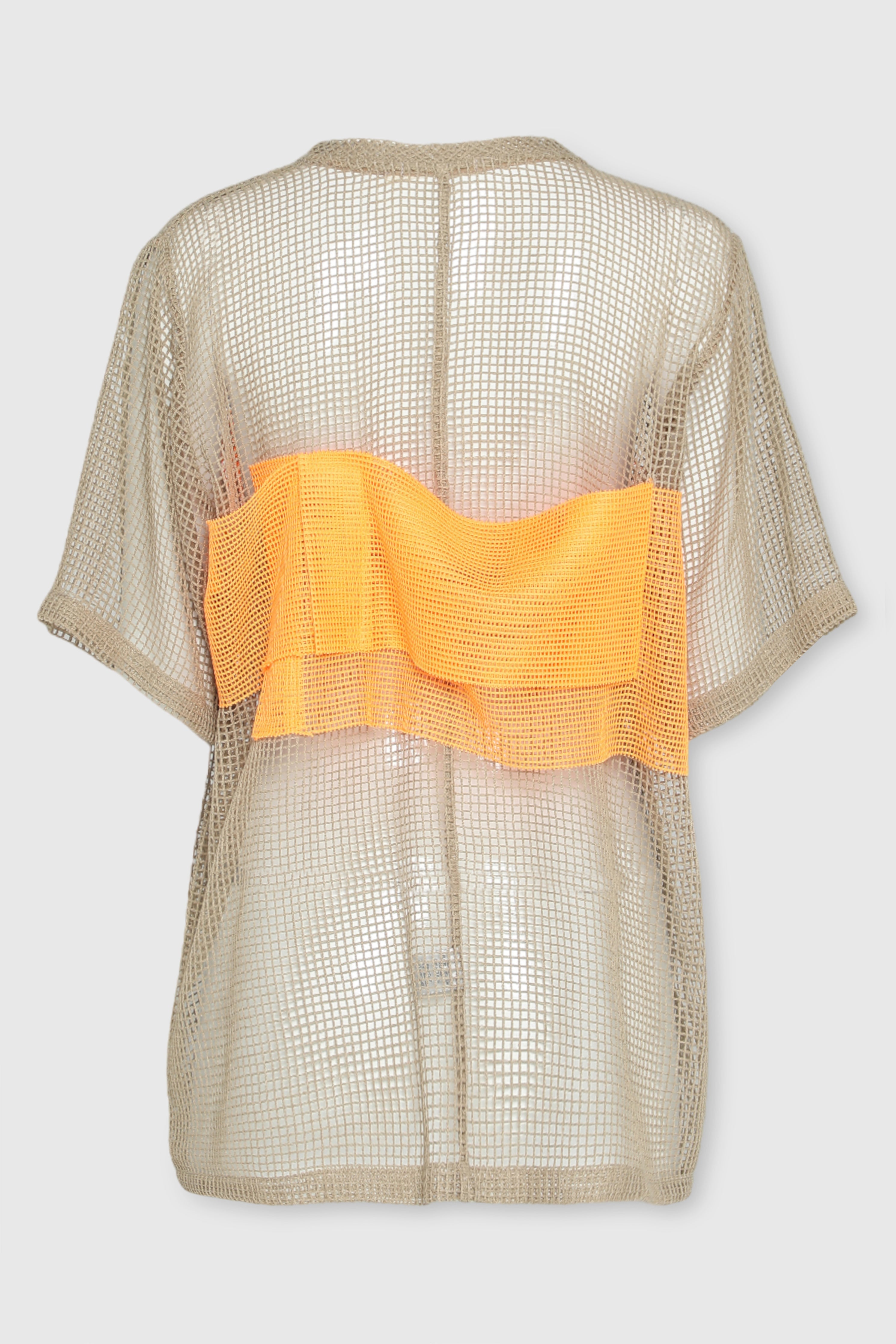 DOUBLE MESH BANDAGE TEE