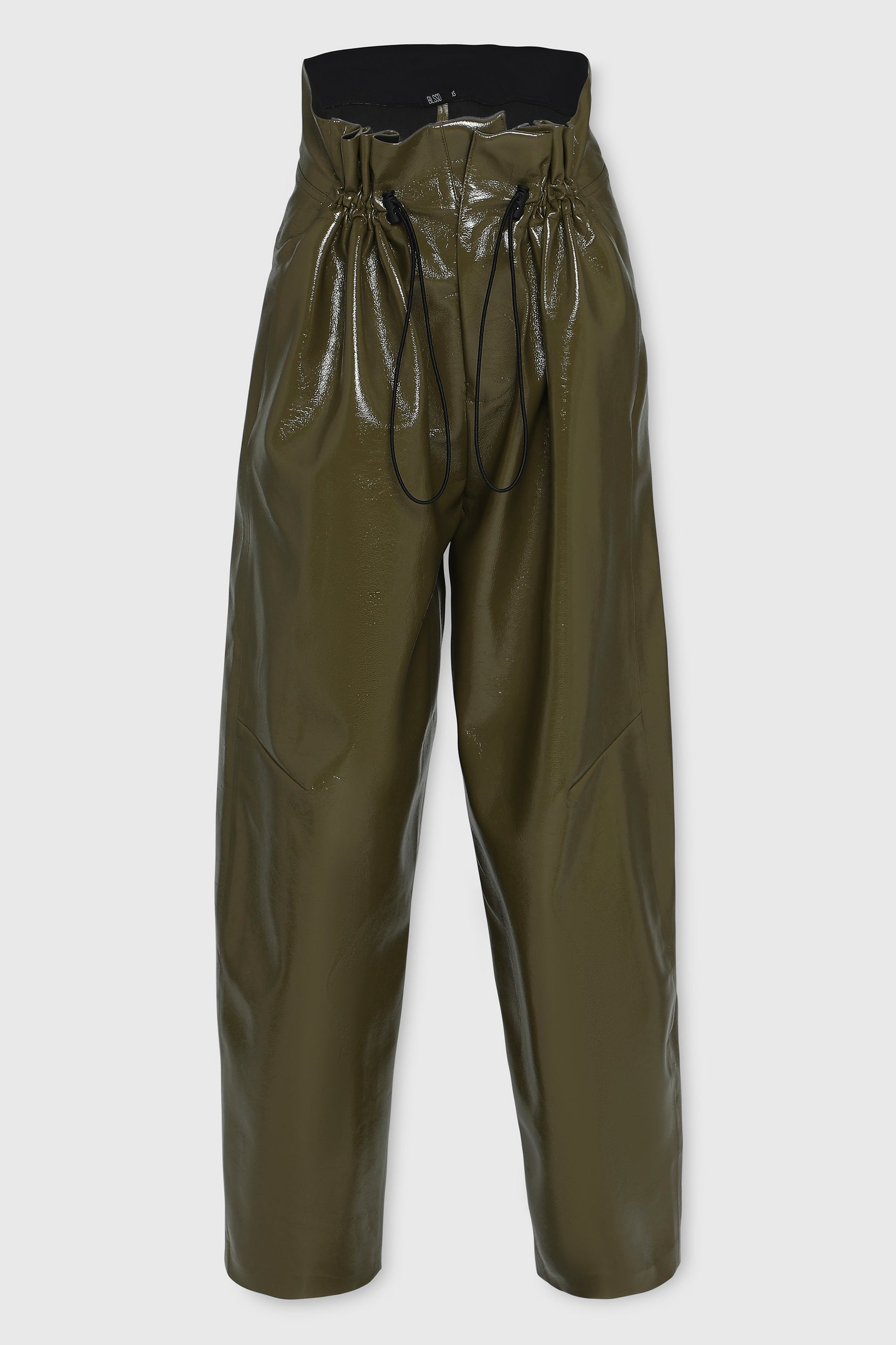 VEGAN LEATHER PARACHUTE PANTS