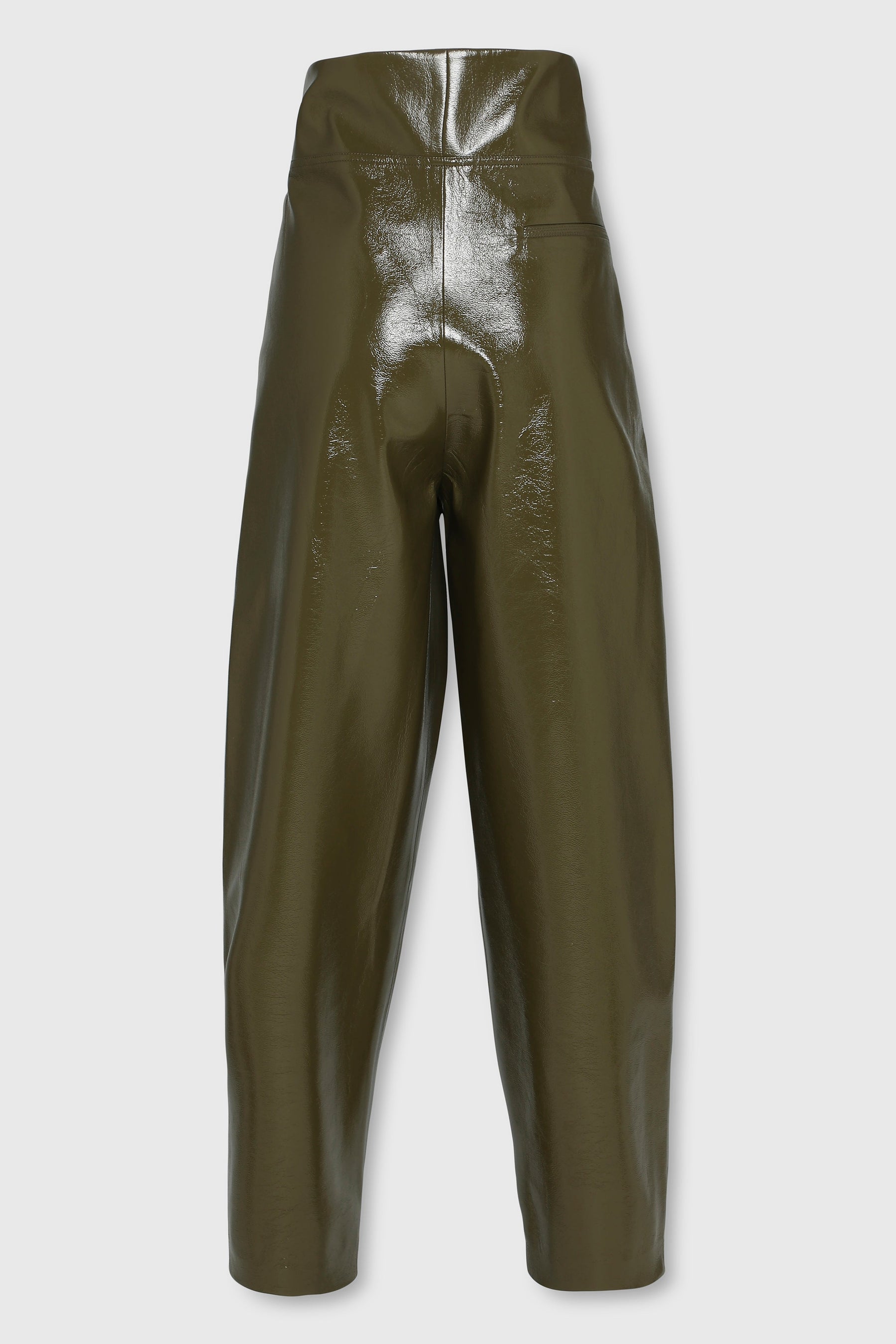 VEGAN LEATHER PARACHUTE PANTS