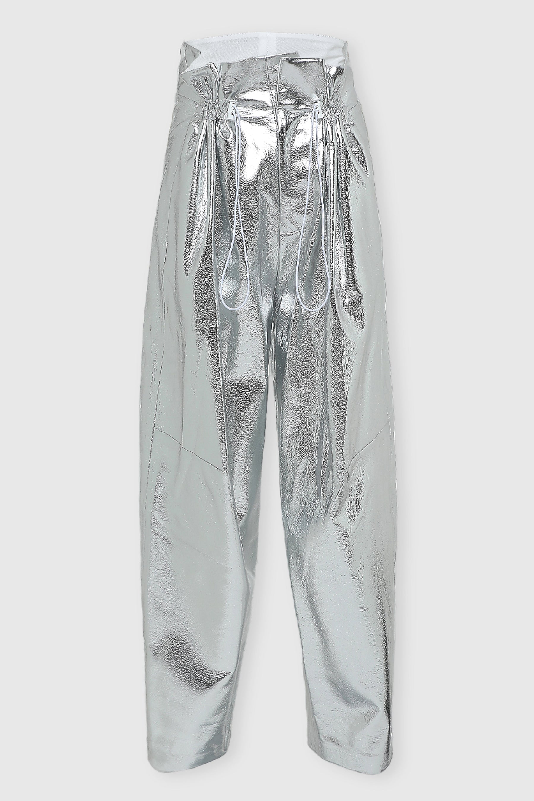 VEGAN LEATHER PARACHUTE PANTS