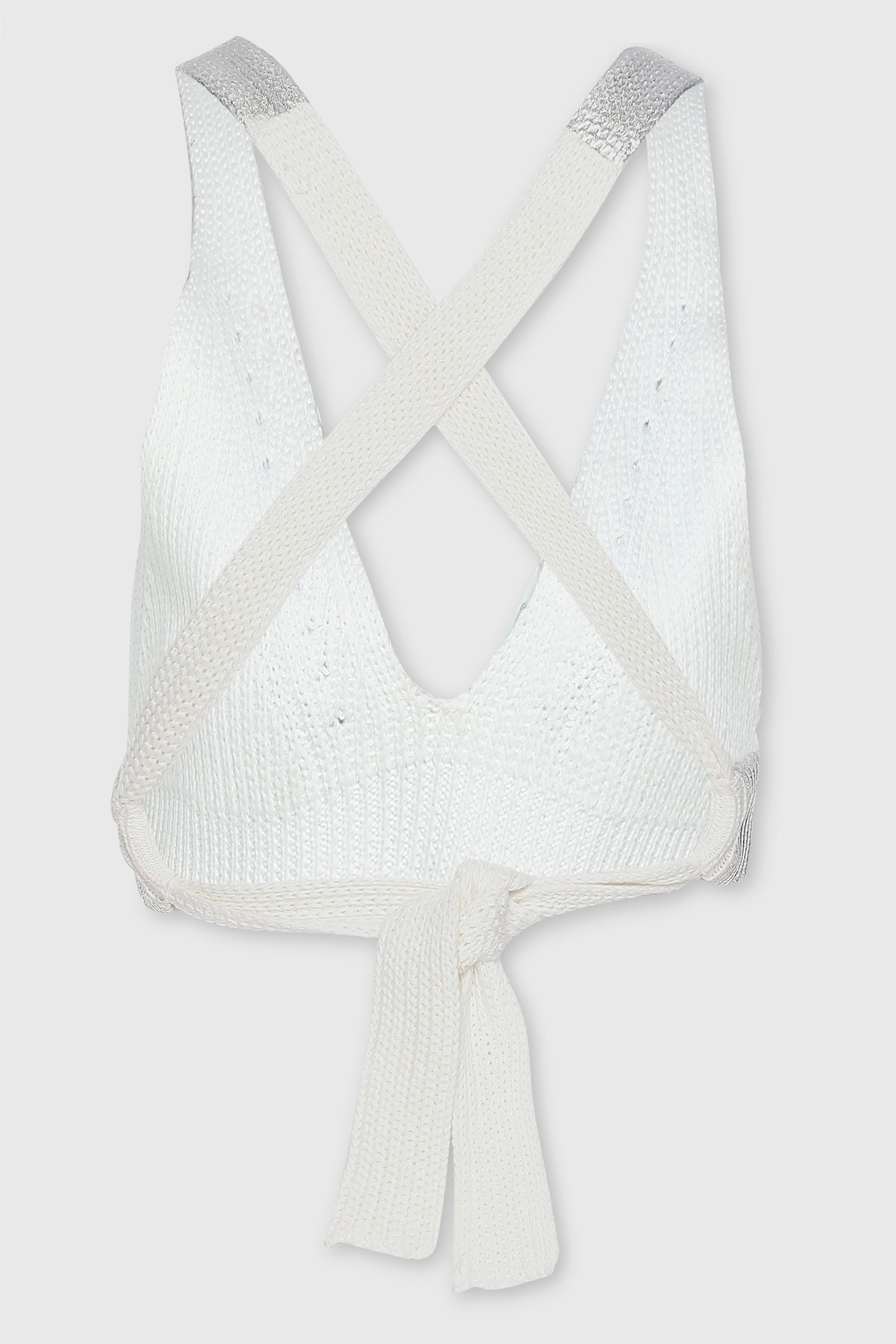 METALLIC EDGE KNIT BRALETTE