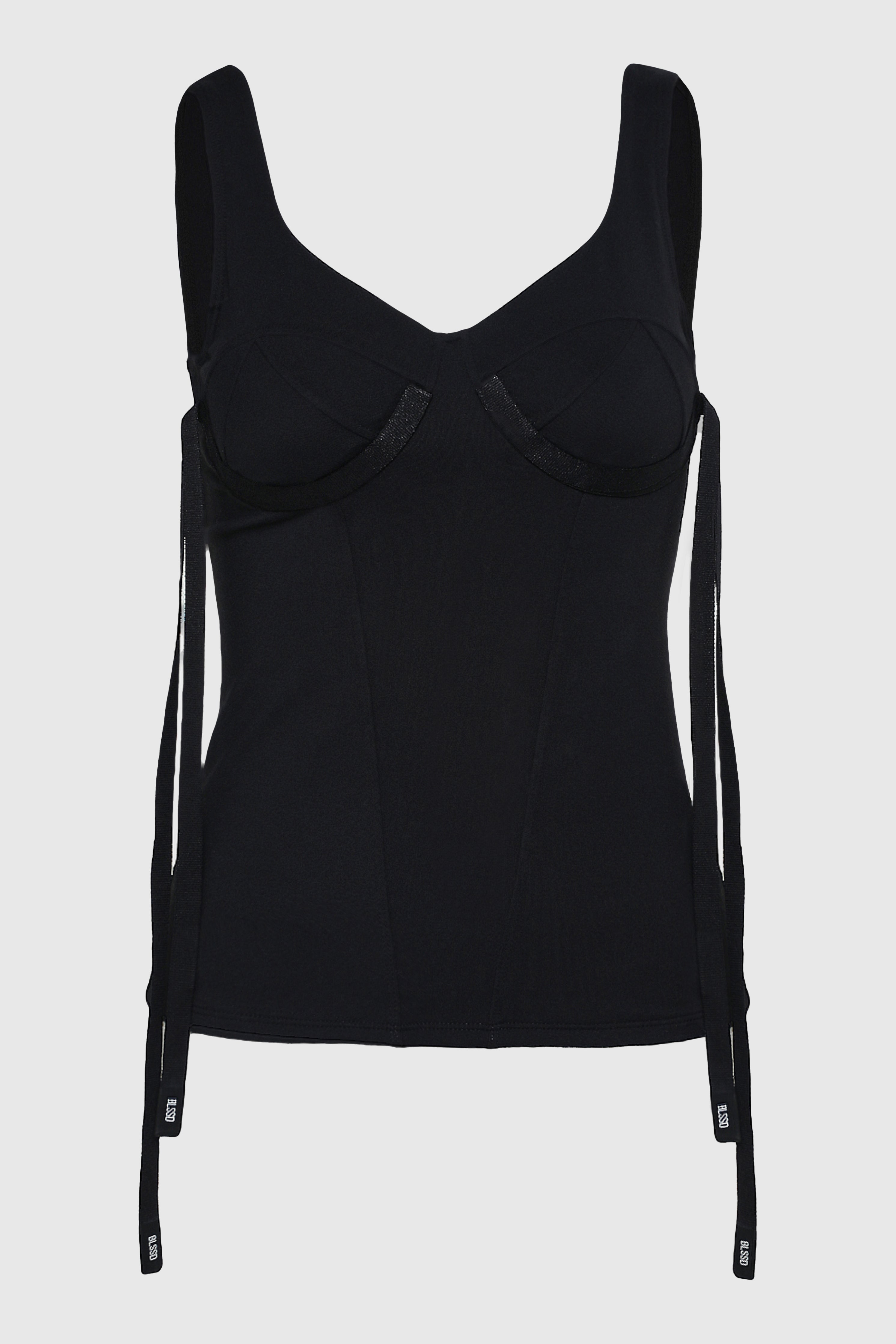 FAUX CORSET TANK W/ BRA LINES