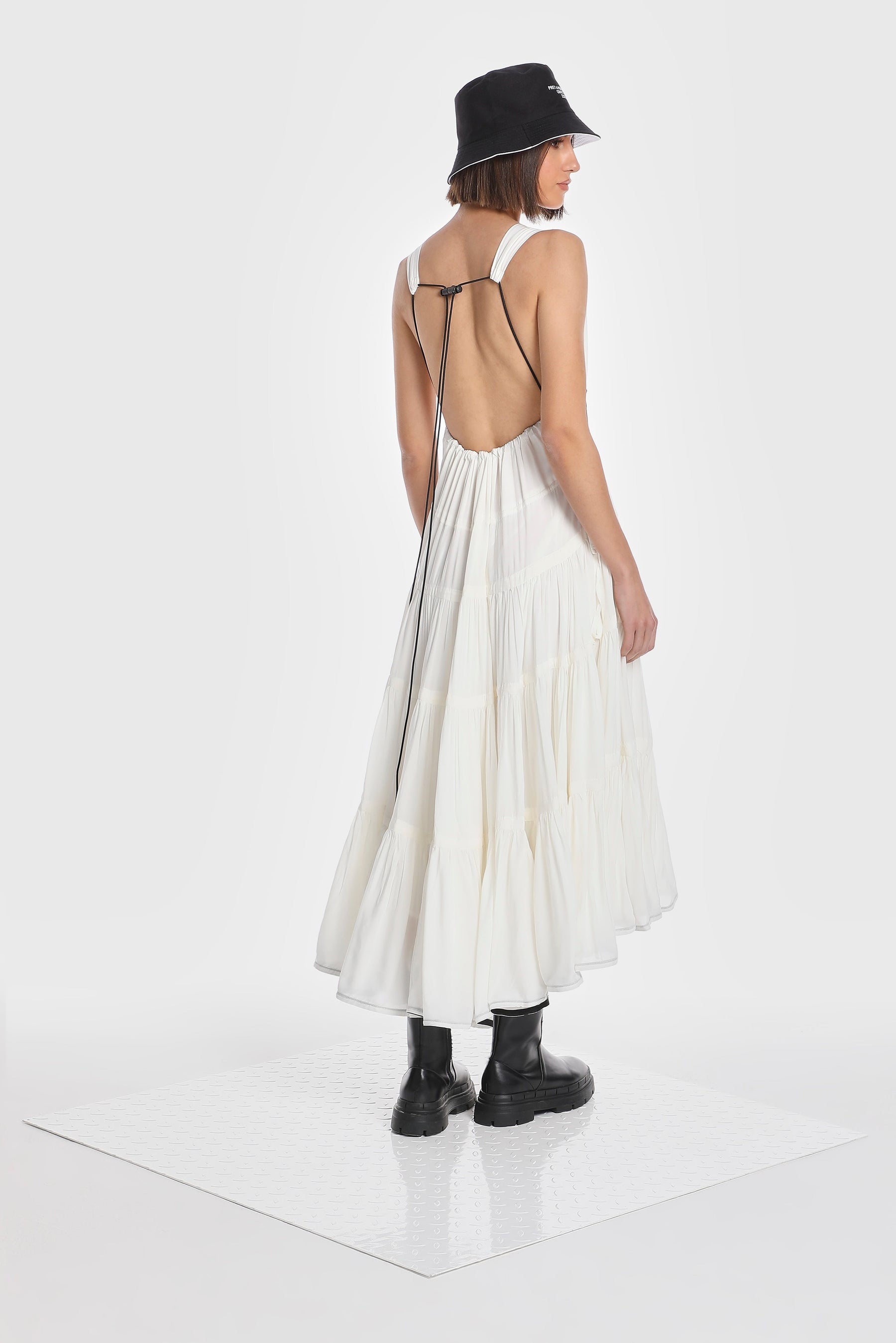 ELENI HALF CORSET DRESS