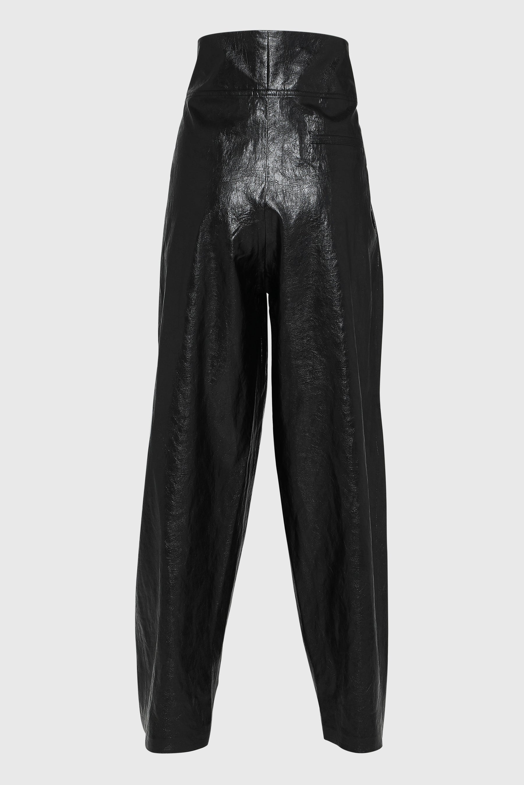 VEGAN LEATHER PARACHUTE PANTS