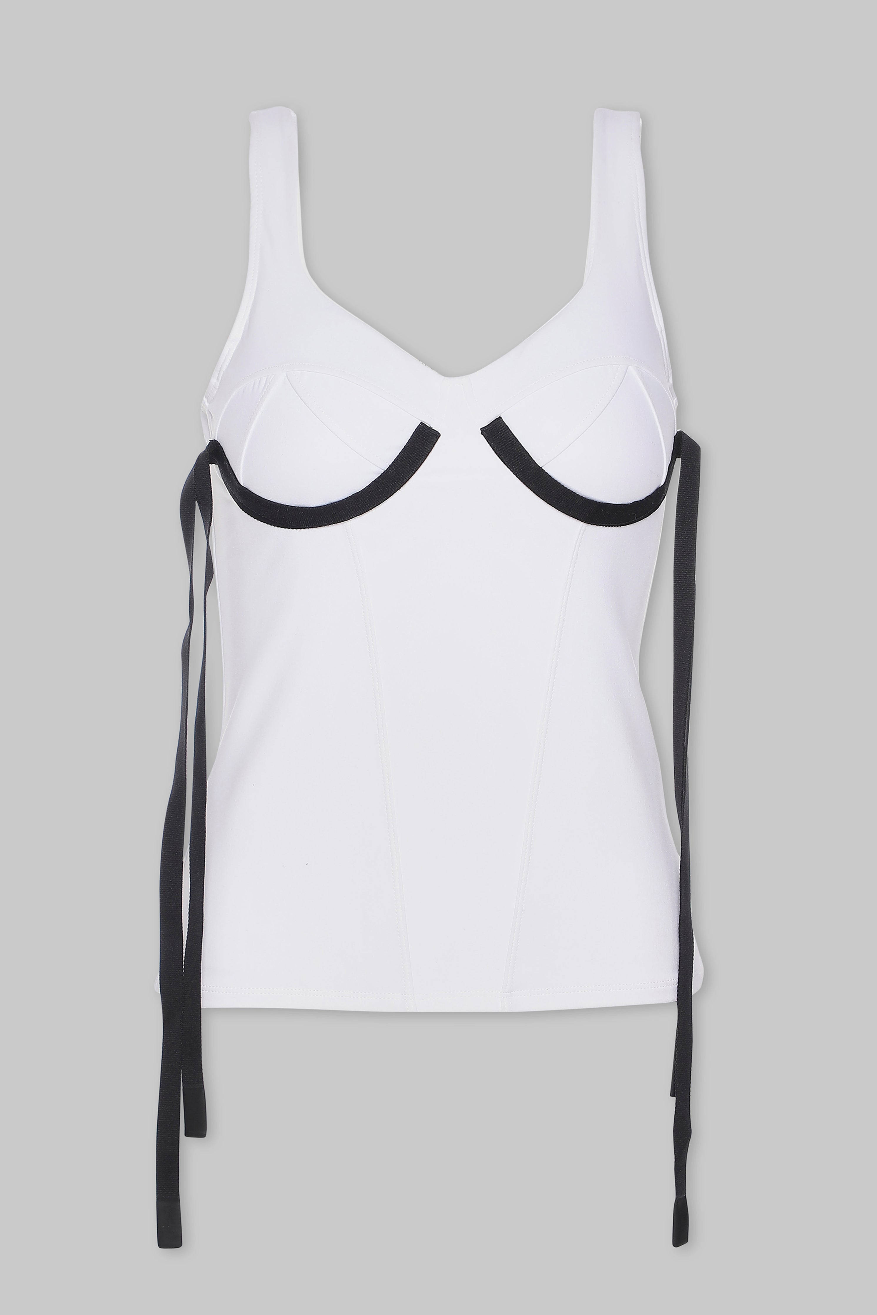 FAUX CORSET TANK W/ BRA LINES