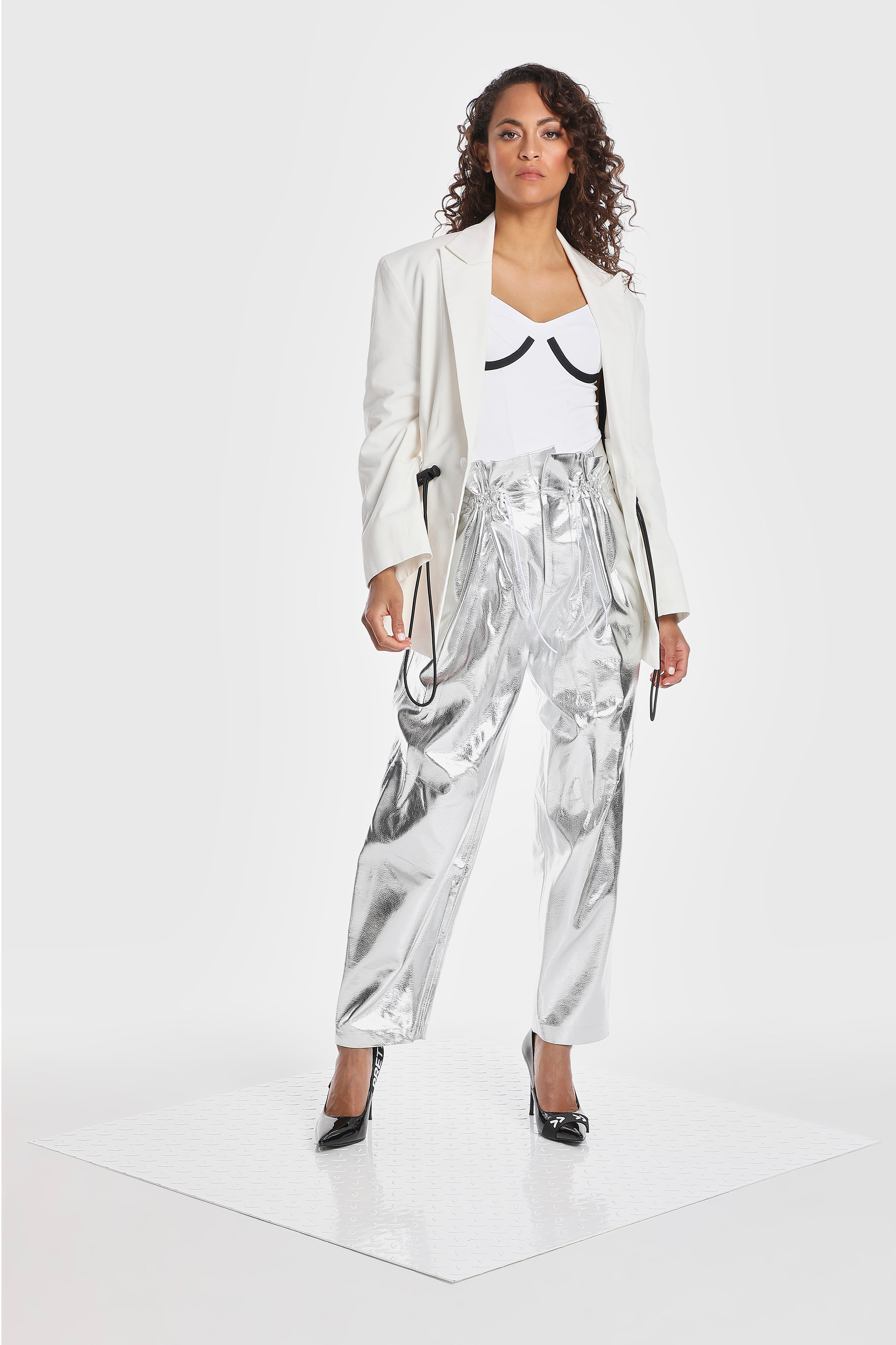 FAUX CORSET TANK W/ BRA LINES