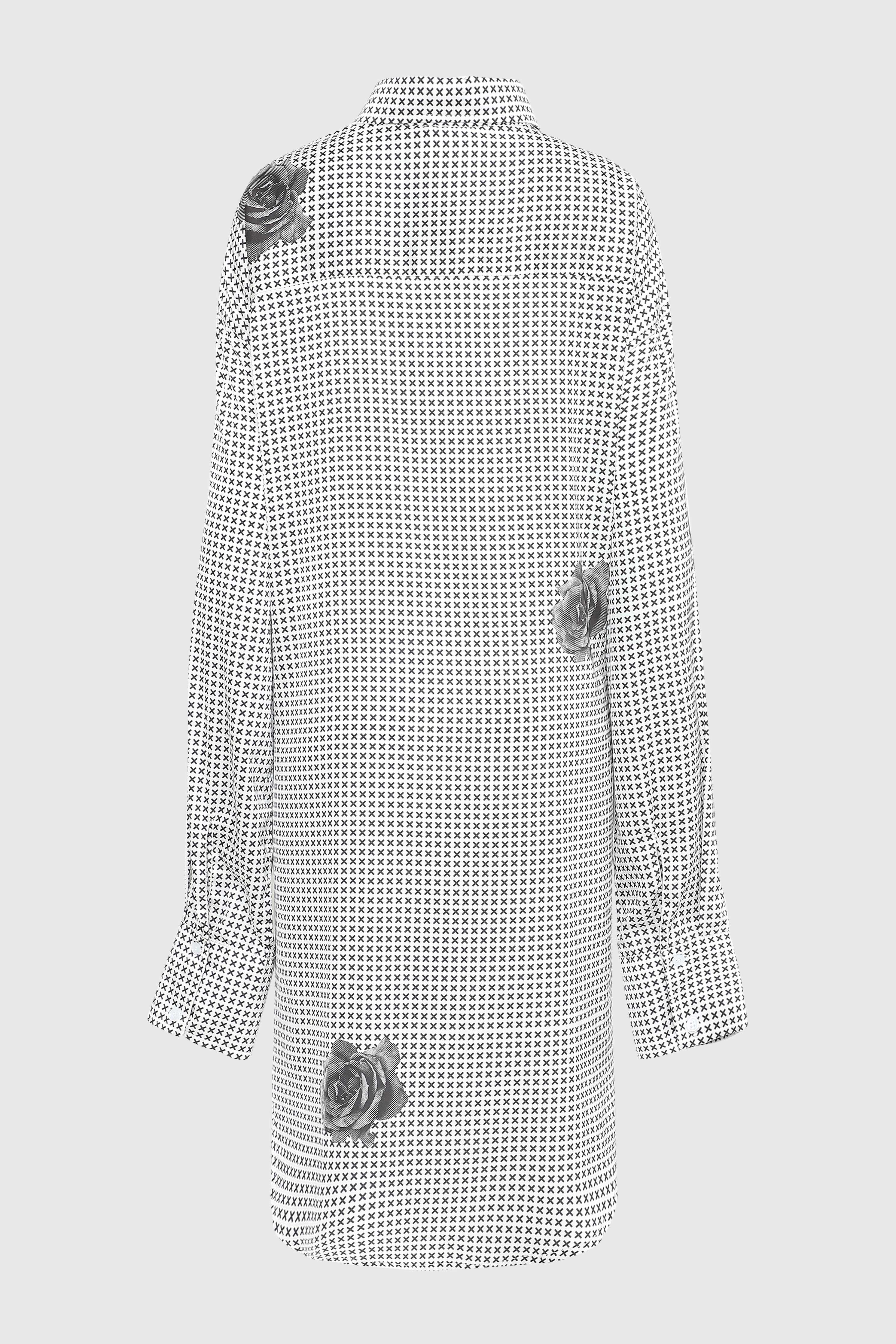NOT XXX INDUSTRIAL FLOWER SILK SHIRT