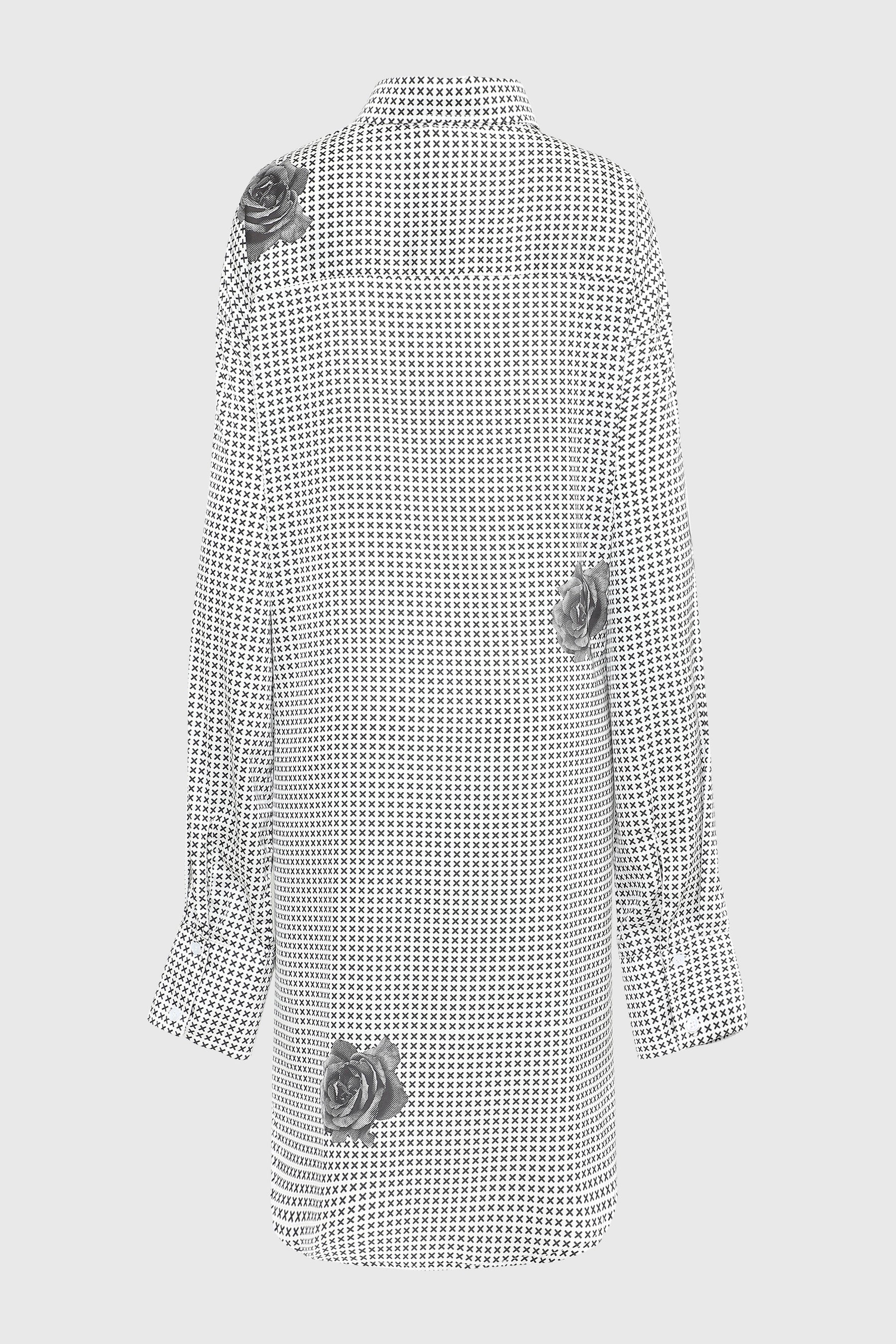 NOT XXX INDUSTRIAL FLOWER SILK SHIRT