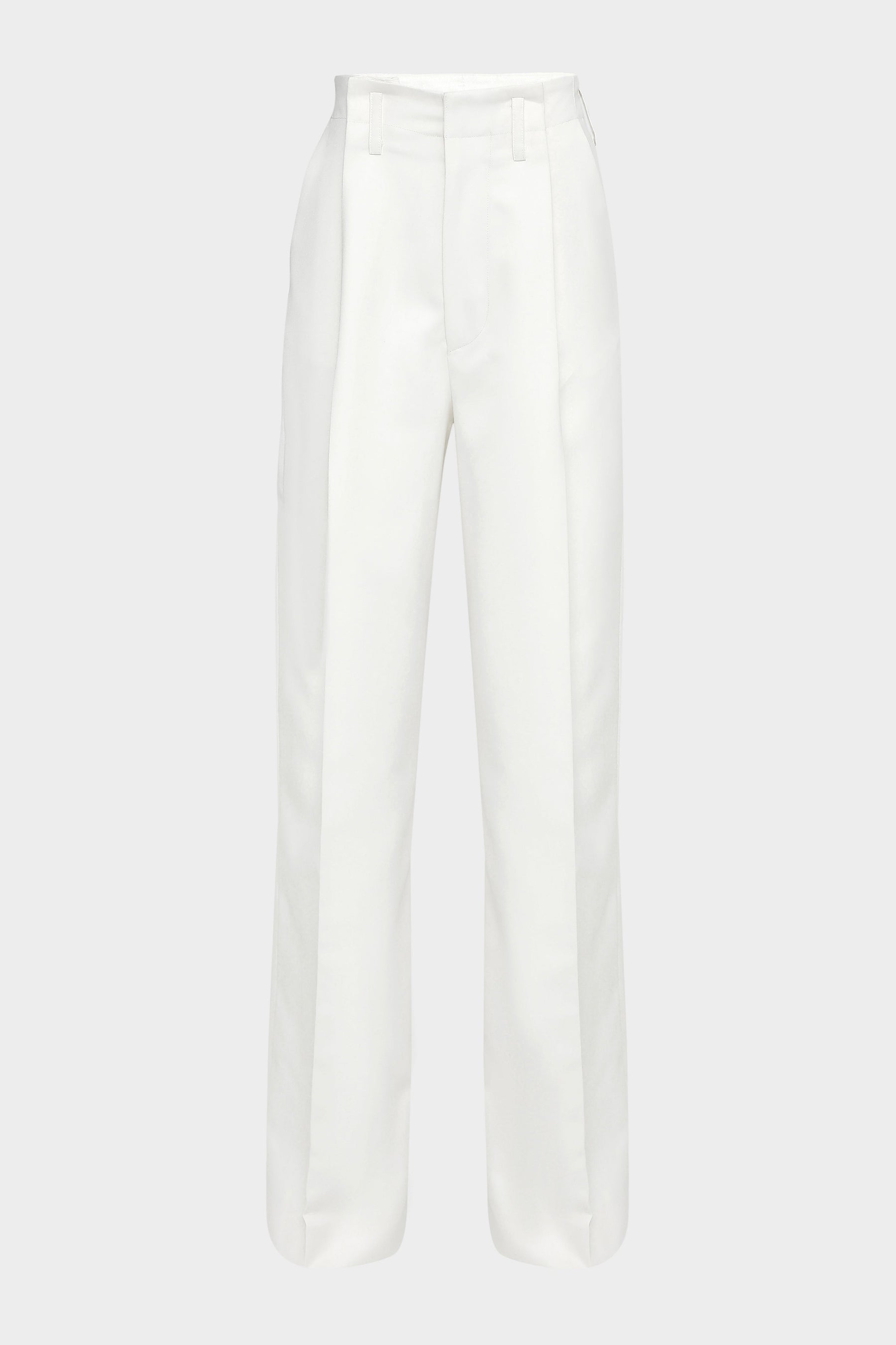 WAIST FOLD SILK PANTS