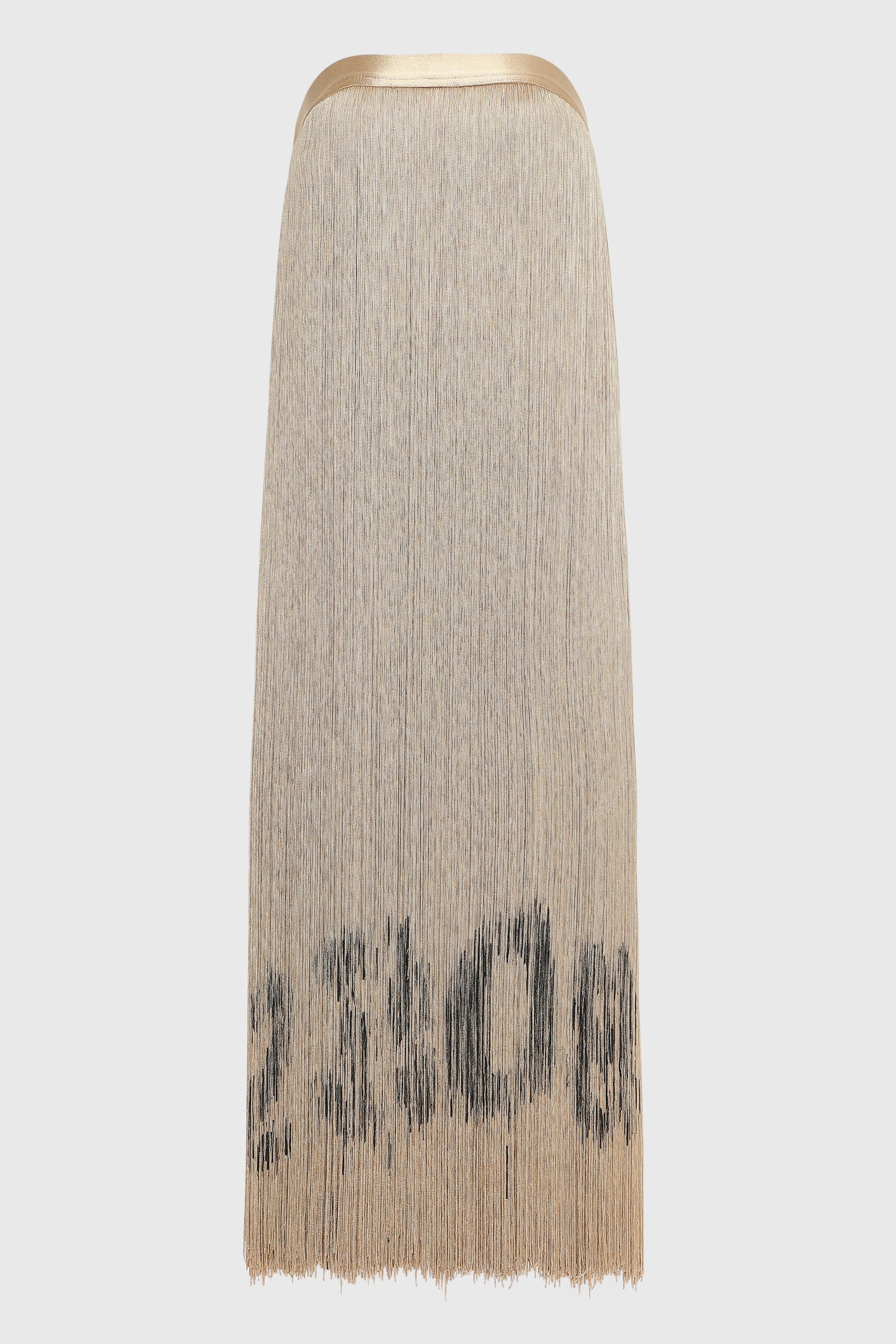 CODE FRINGE STRAPLESS DRESS