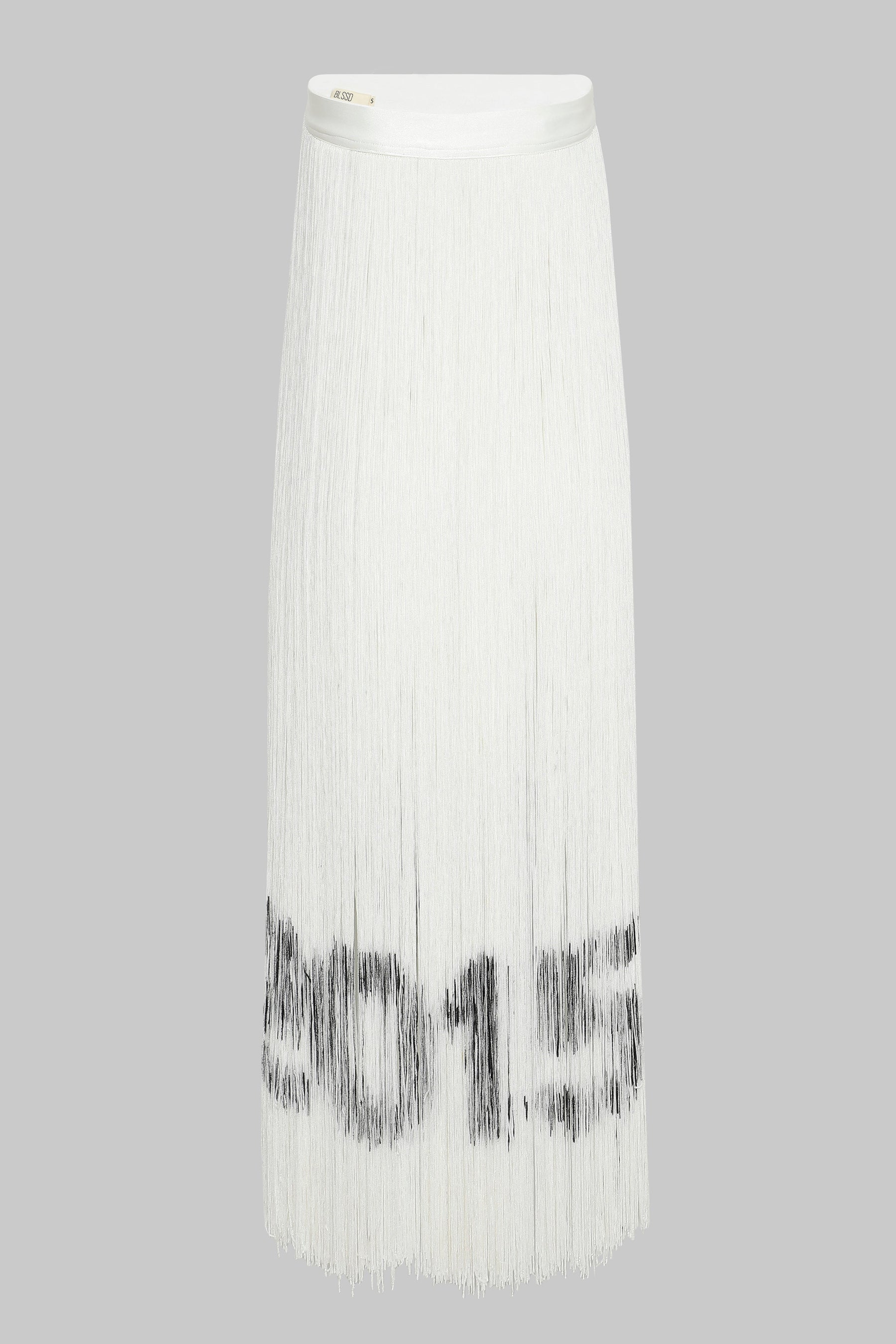 CODE FRINGE STRAPLESS DRESS