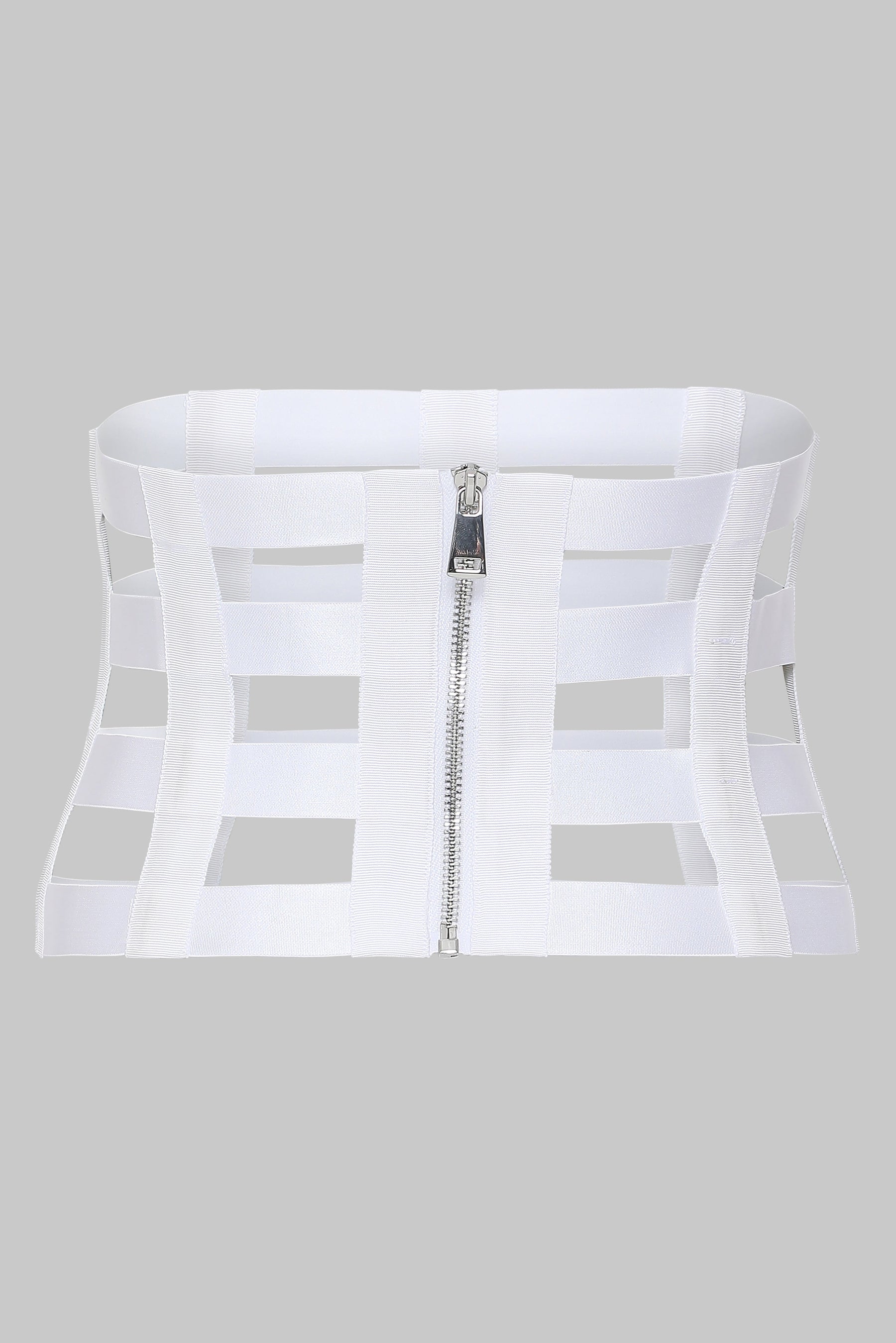 SQUARE GRID CORSET BELT