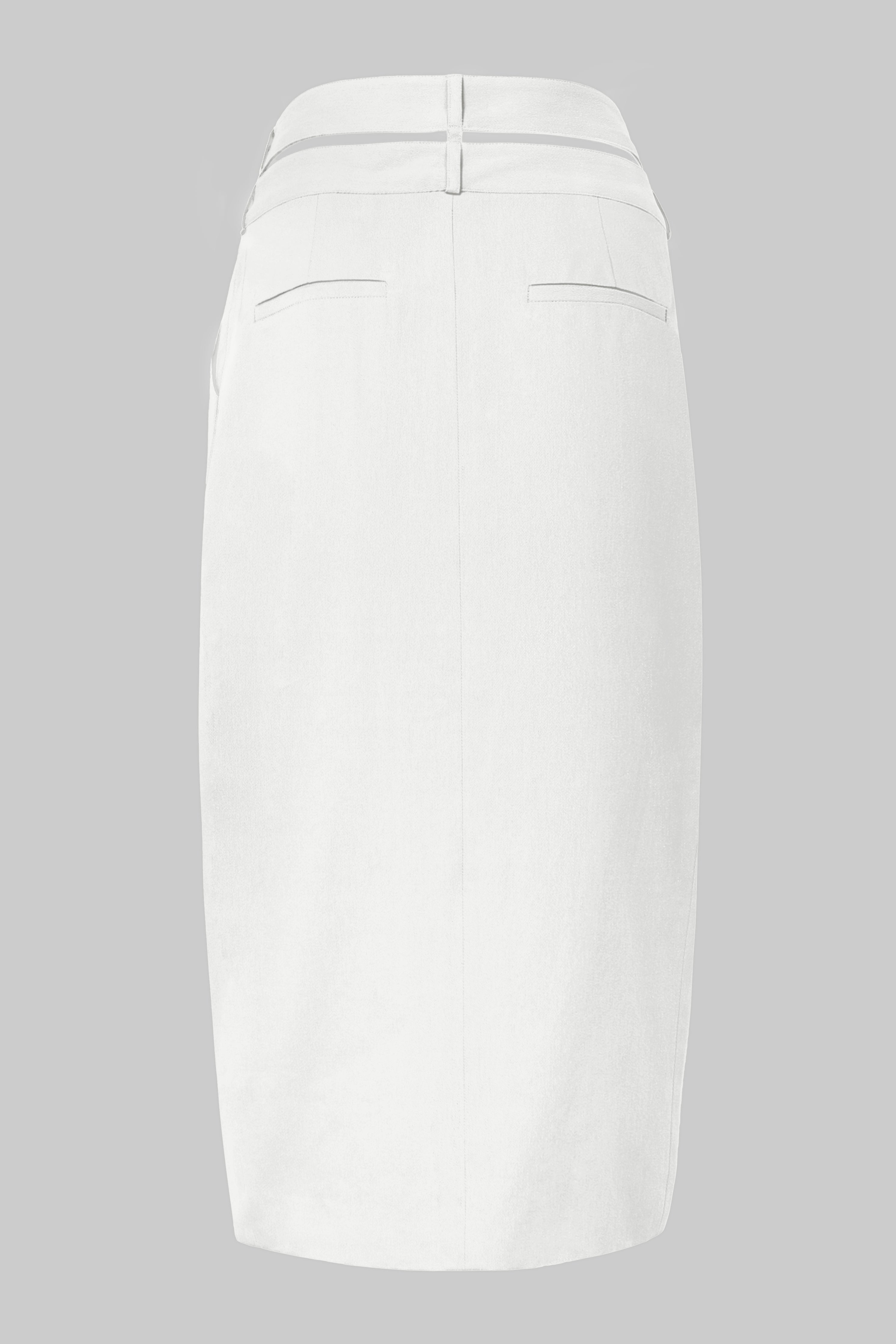 DOUBLE WAIST WRAP SKIRT W/ JUMBO STOPPER