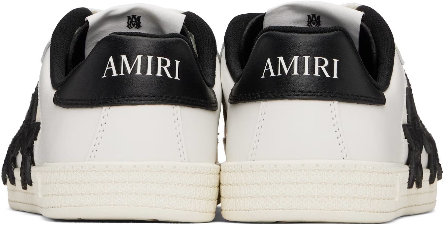 Amiri Women White & Black Pacific Sneakers