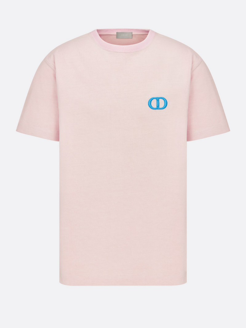 DIOR CD ICON RELAXED FIT TEE PINK