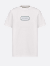 DIOR CHRISTIAN DIOR COUTURE PLAQUE TEE WHITE