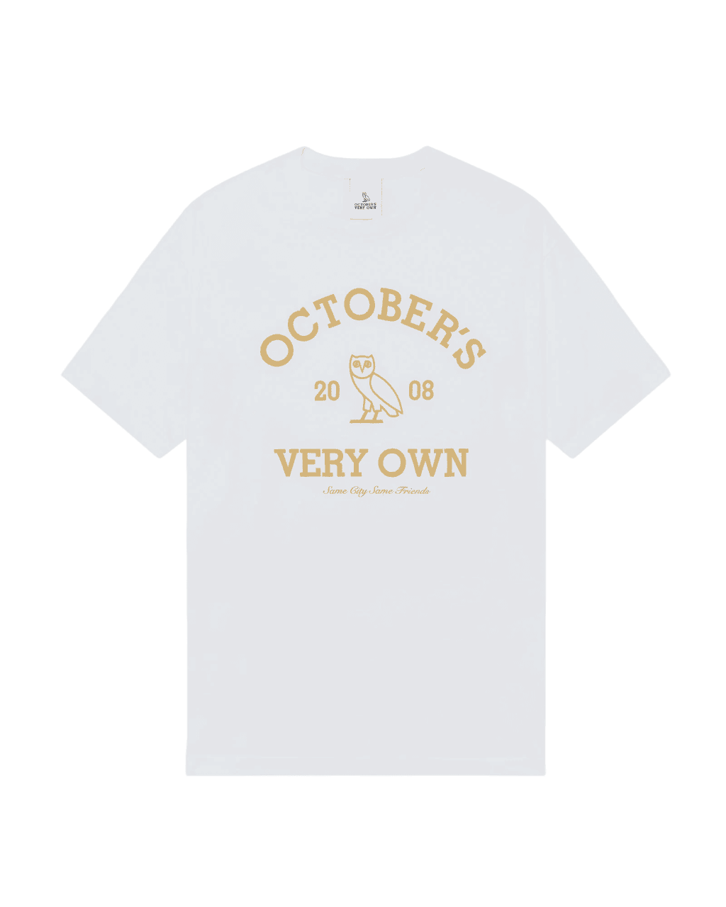 OVO Collegiate White/Gold Tshirt