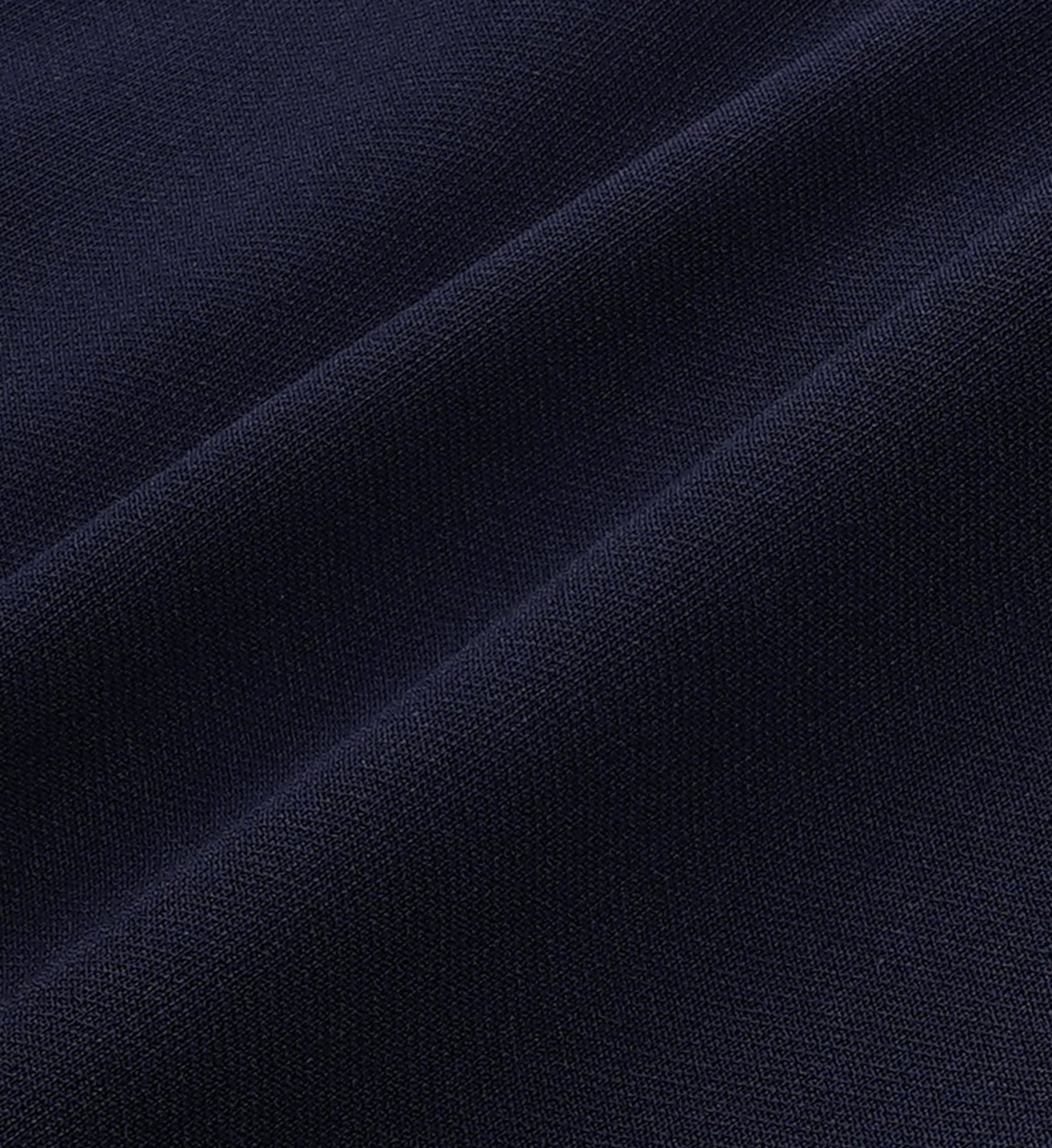 Crown 70s Pique Polo - Navy/White