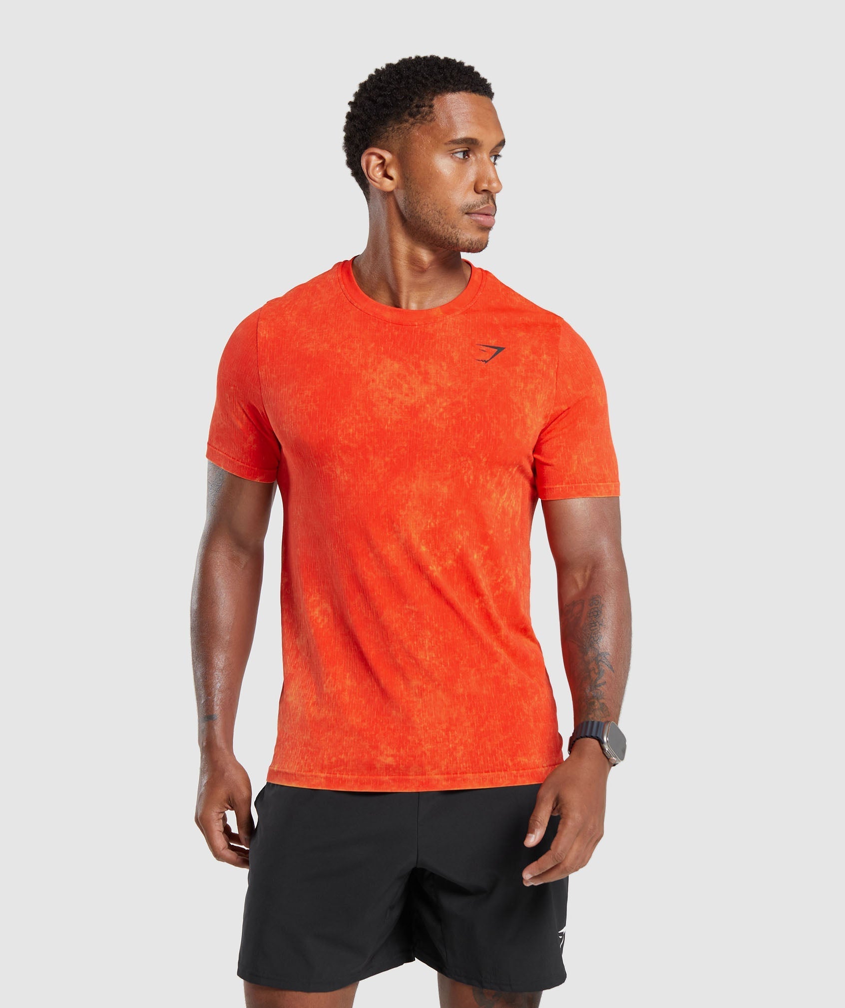 Washed Seamless T-Shirt 221
