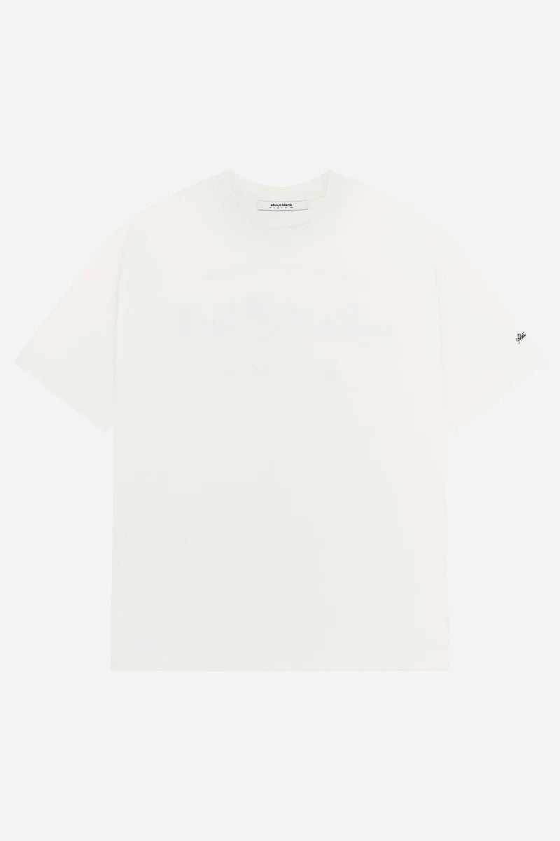 Chainstitch t-shirt - oat/black