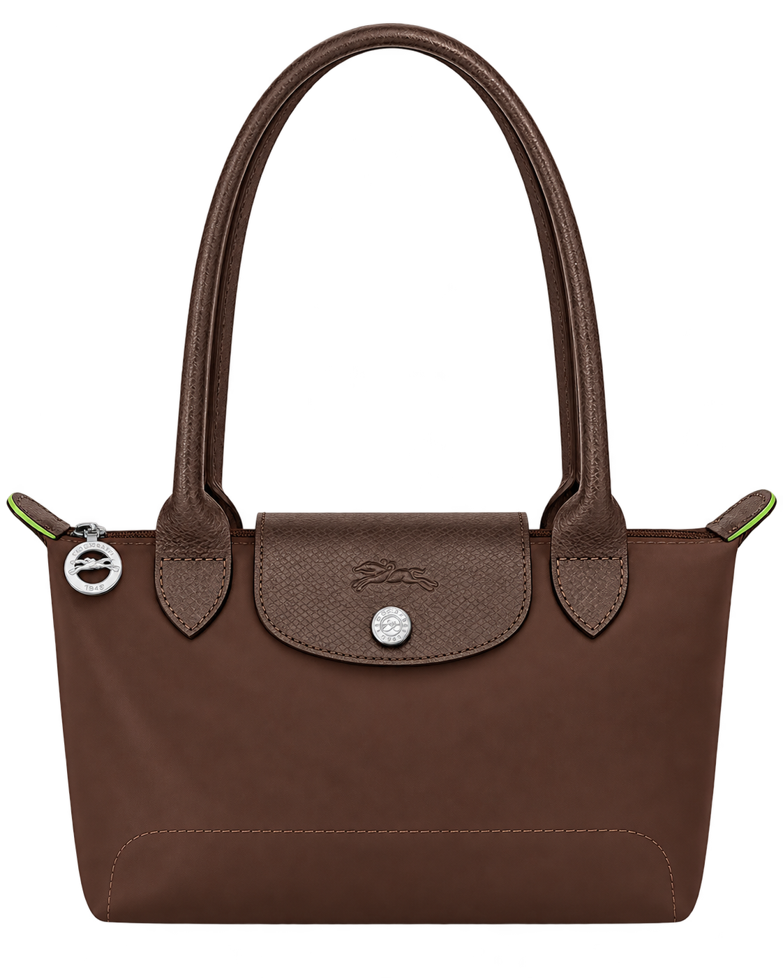 Le Pliage Green M Tote bag Mocha - Recycled canvas