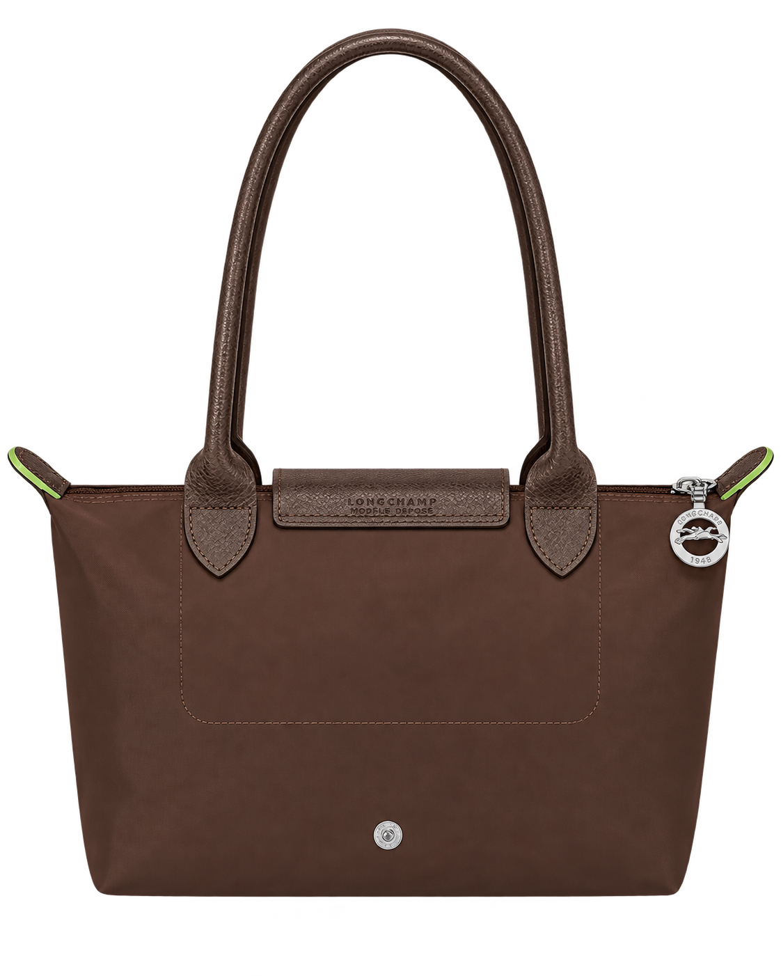 Le Pliage Green M Tote bag Mocha - Recycled canvas