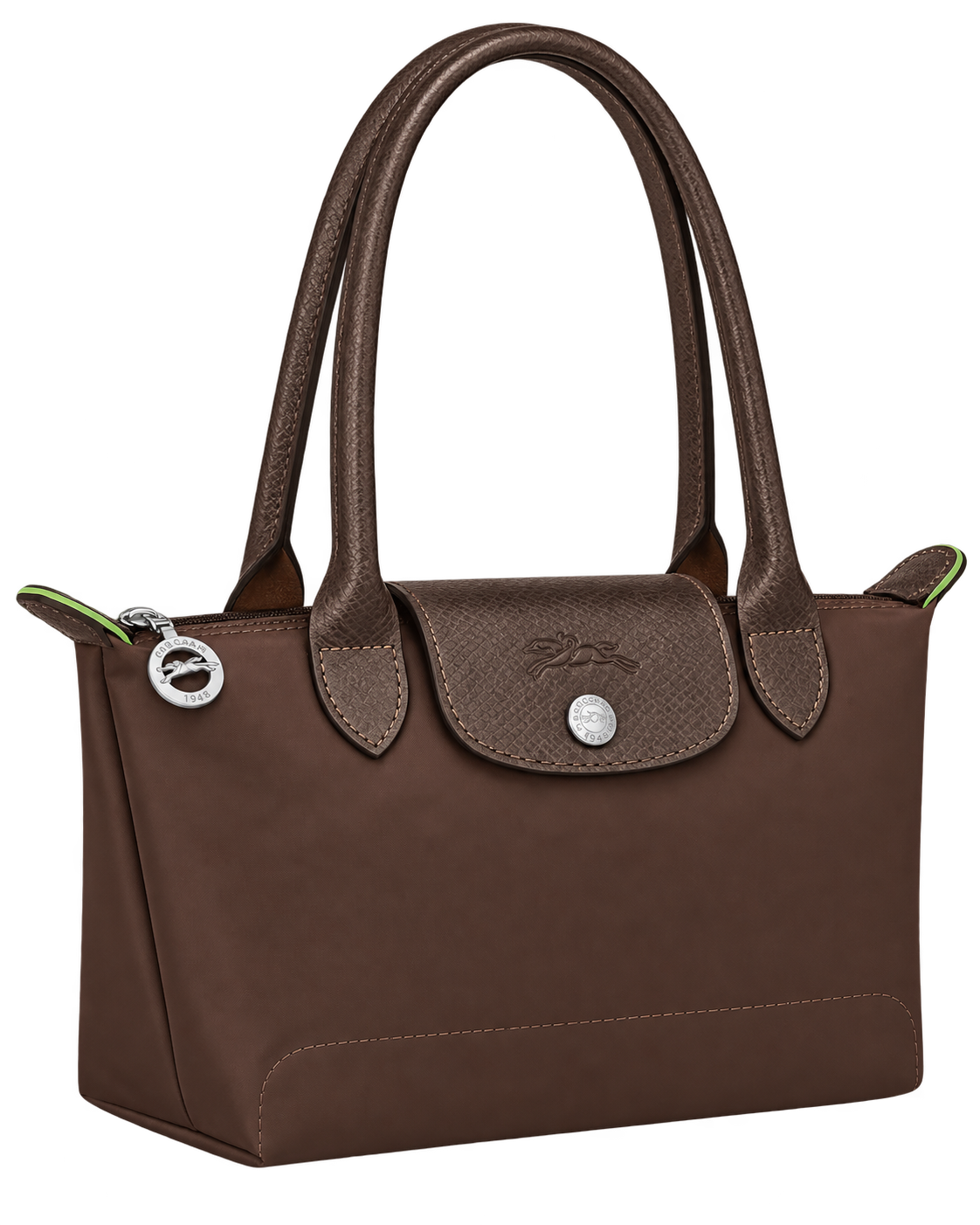 Le Pliage Green M Tote bag Mocha - Recycled canvas