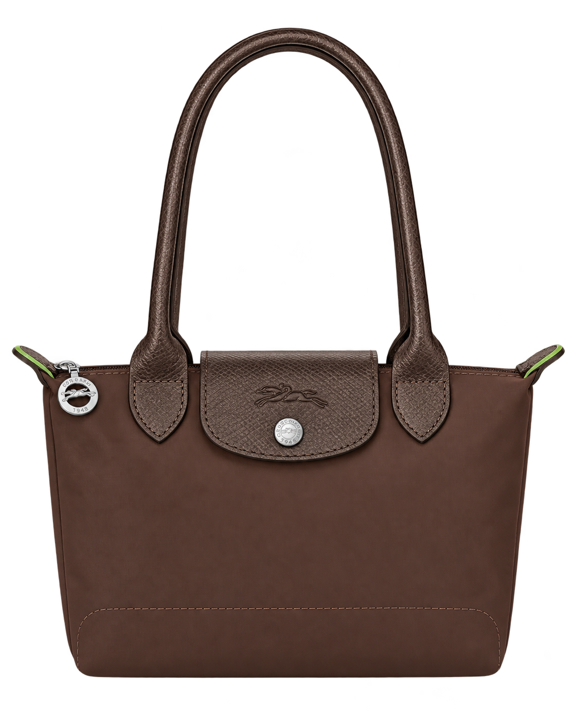 Le Pliage Green M Tote bag Mocha - Recycled canvas