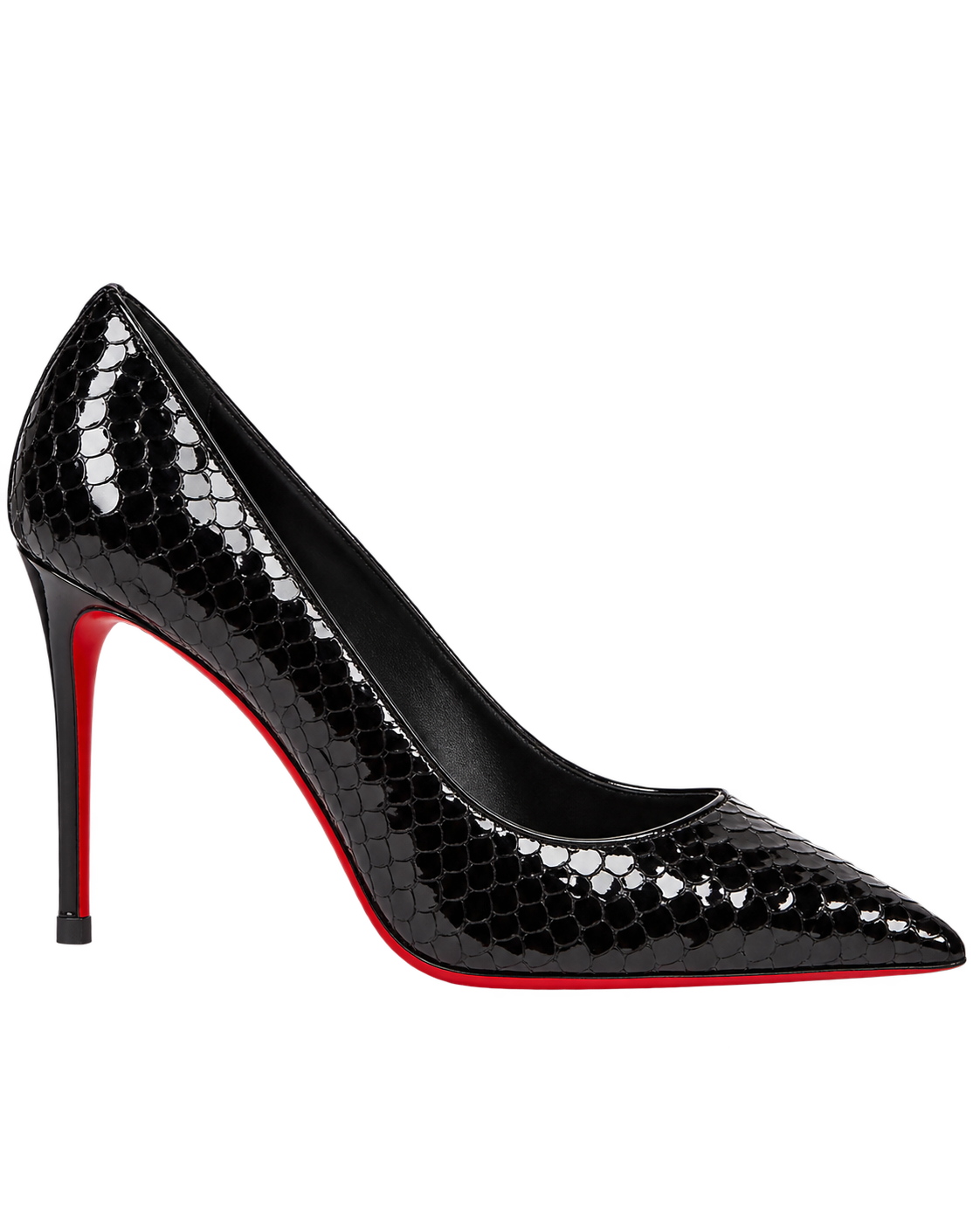 Kate embossed leather pumps