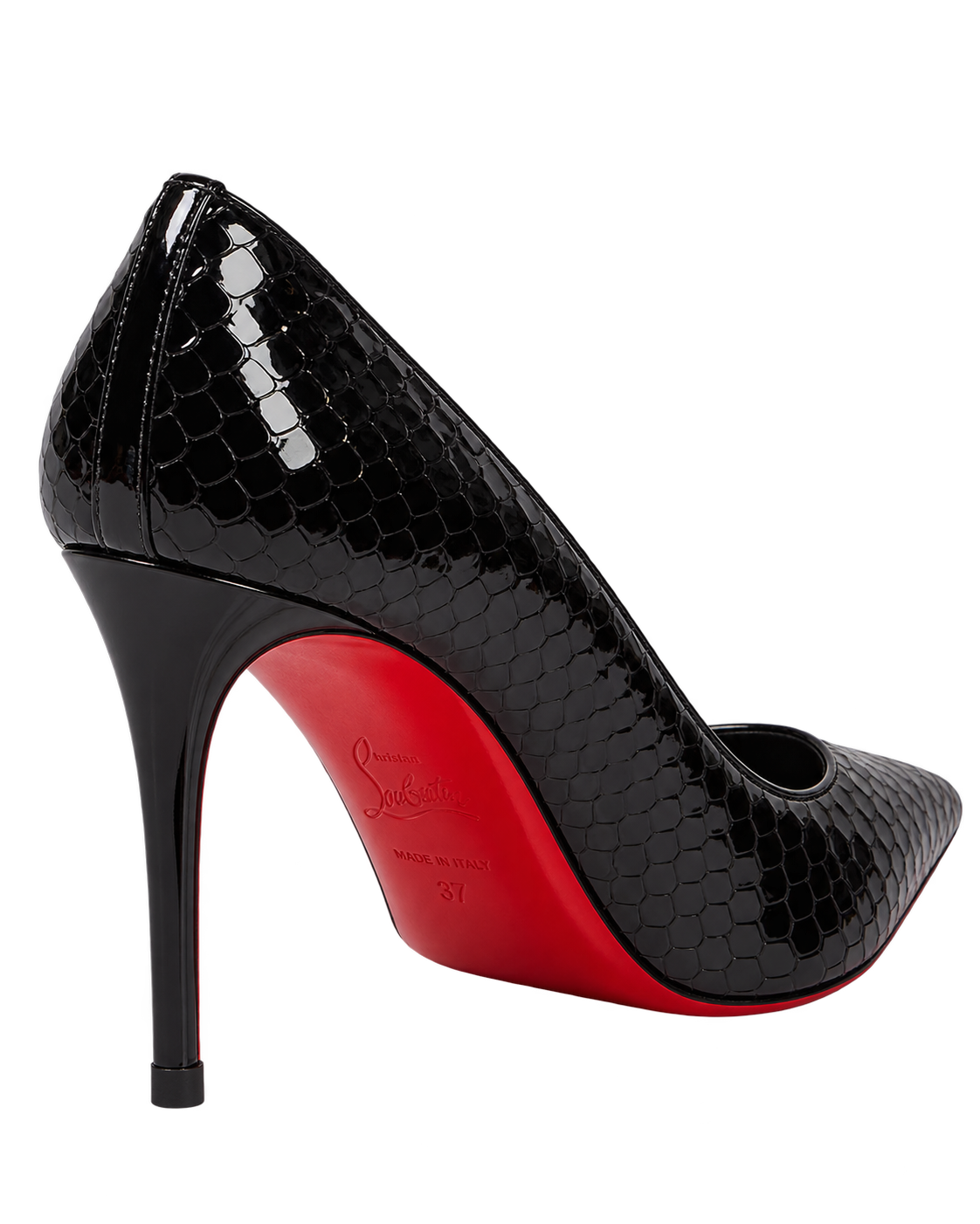 Kate embossed leather pumps