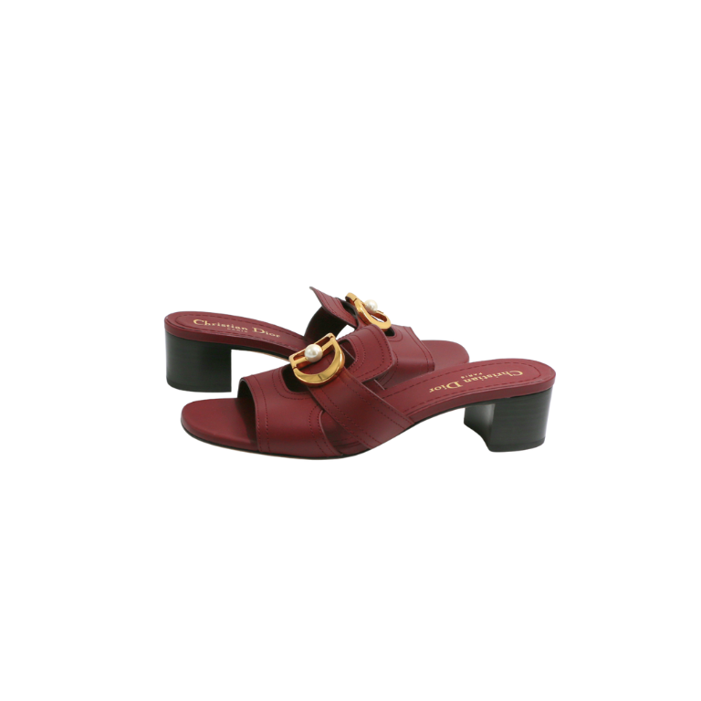 Christian Dior J'Adior Slingback Pump Ruby Red Technical Fabric