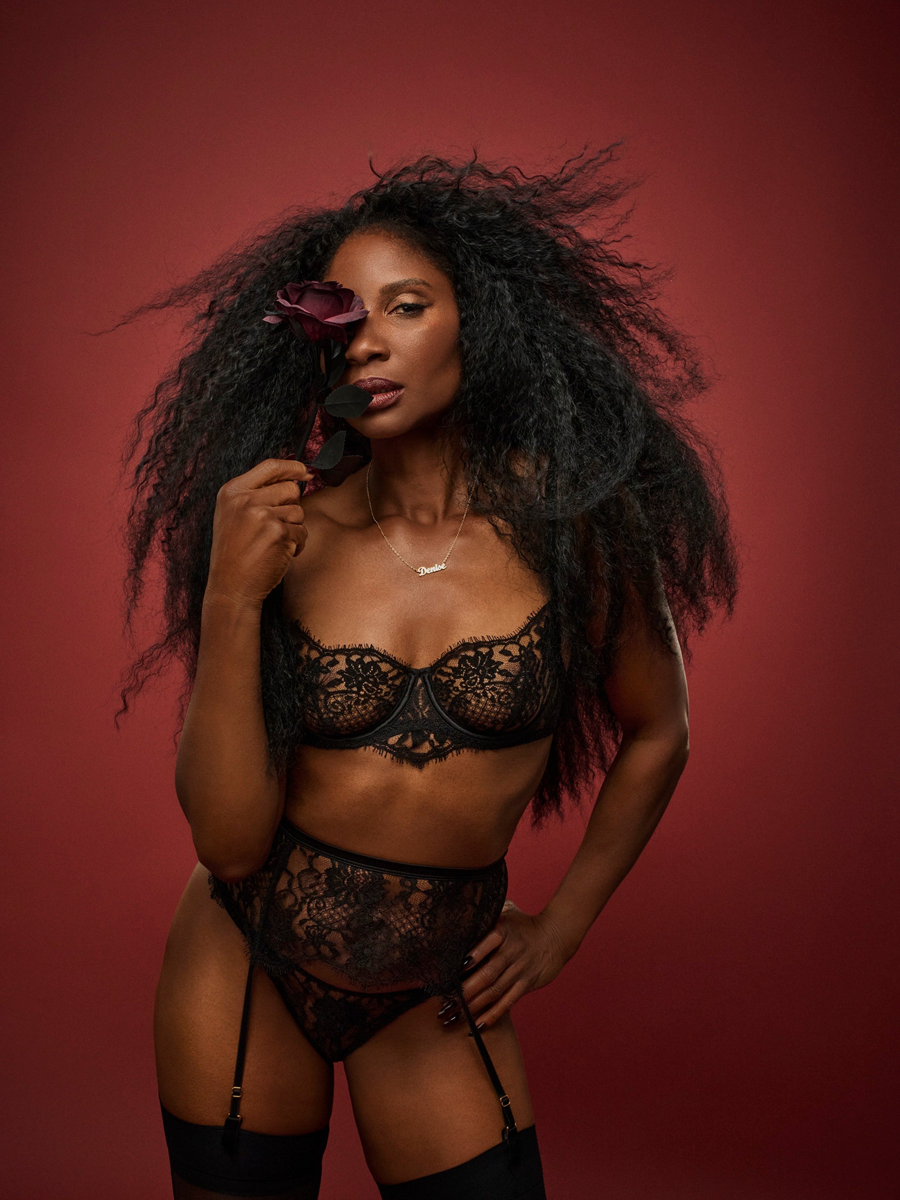 Coco de Mer Hera Suspender Belt