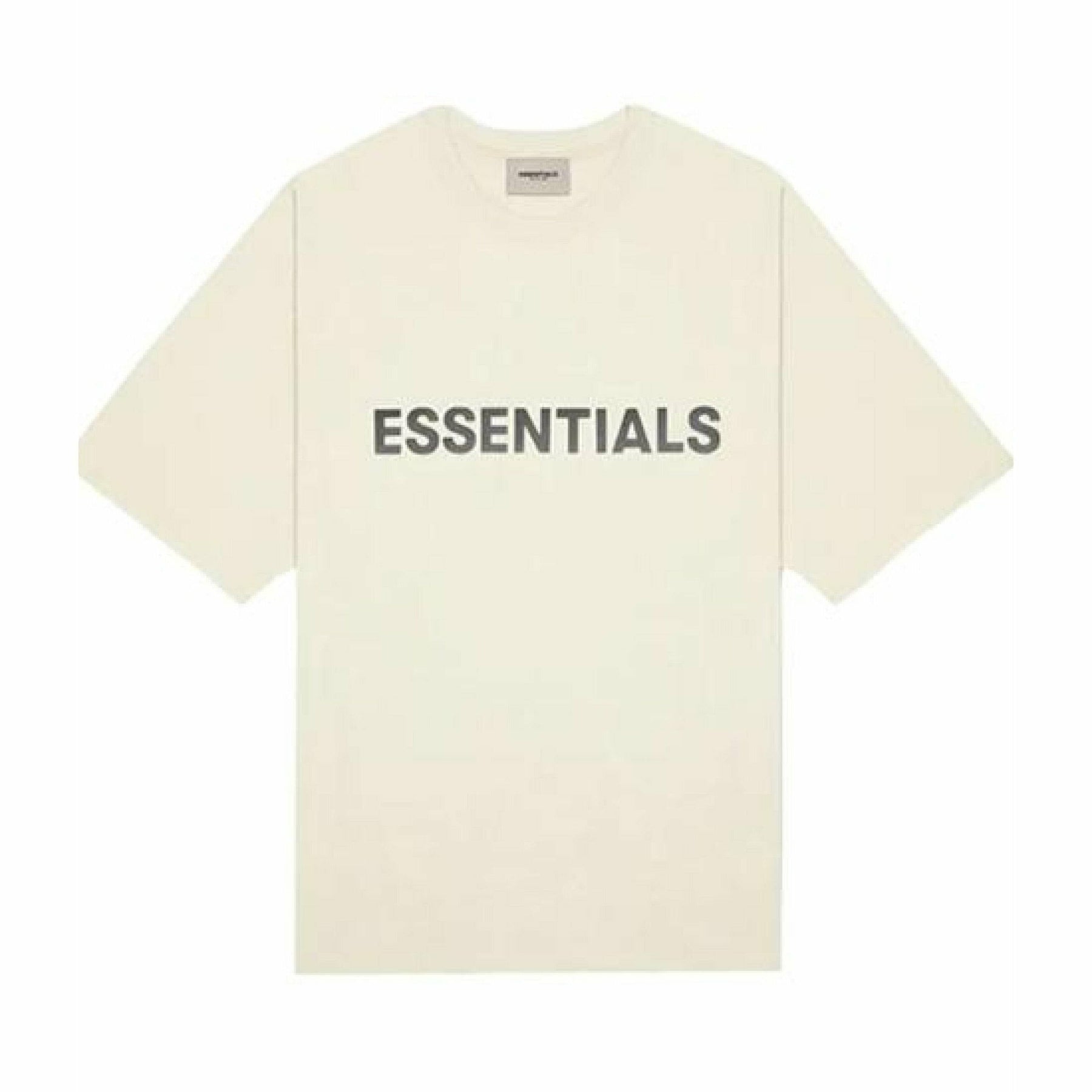 Essentials SS20 Cream Short Sleeve T-shirt