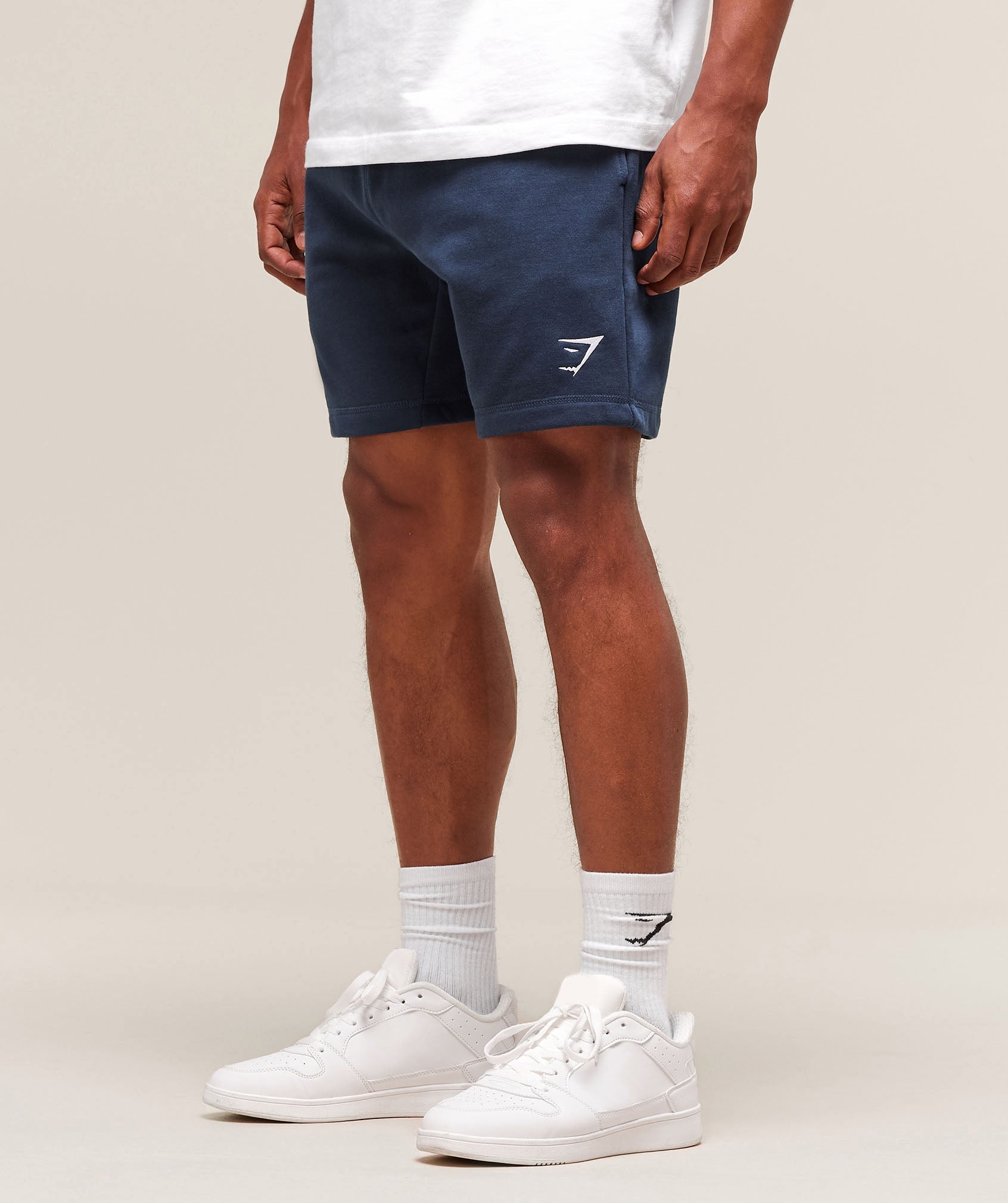 Gymshark Crest 7" Shorts - Navy